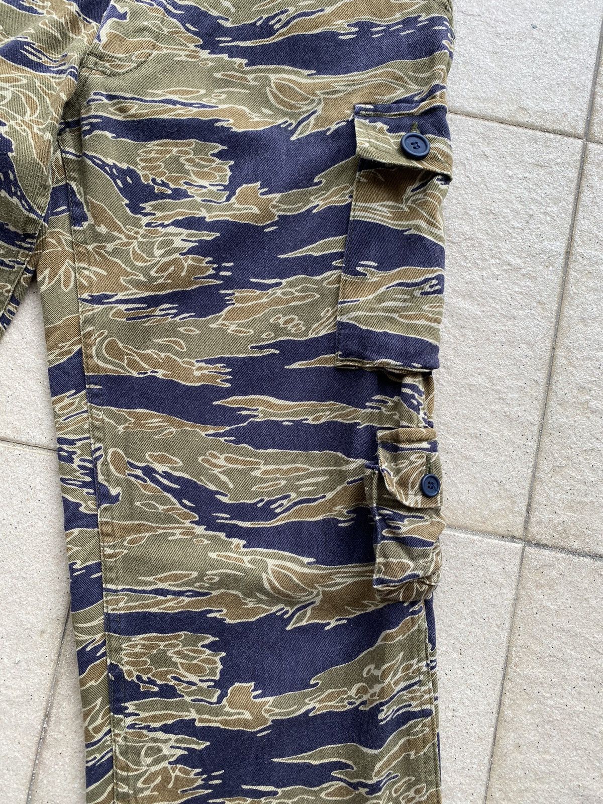 Vintage 💥80’s-90’s Repro Vietnam War Era Tiger Stripes Trousers Size US 33 - 5 Thumbnail