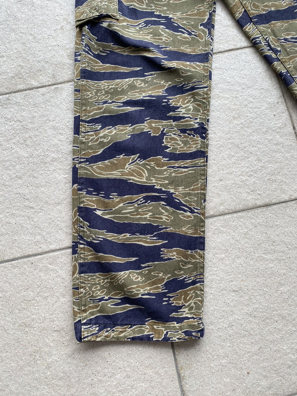 Vintage 💥80’s-90’s Repro Vietnam War Era Tiger Stripes Trousers Size US 33 - 7 Thumbnail