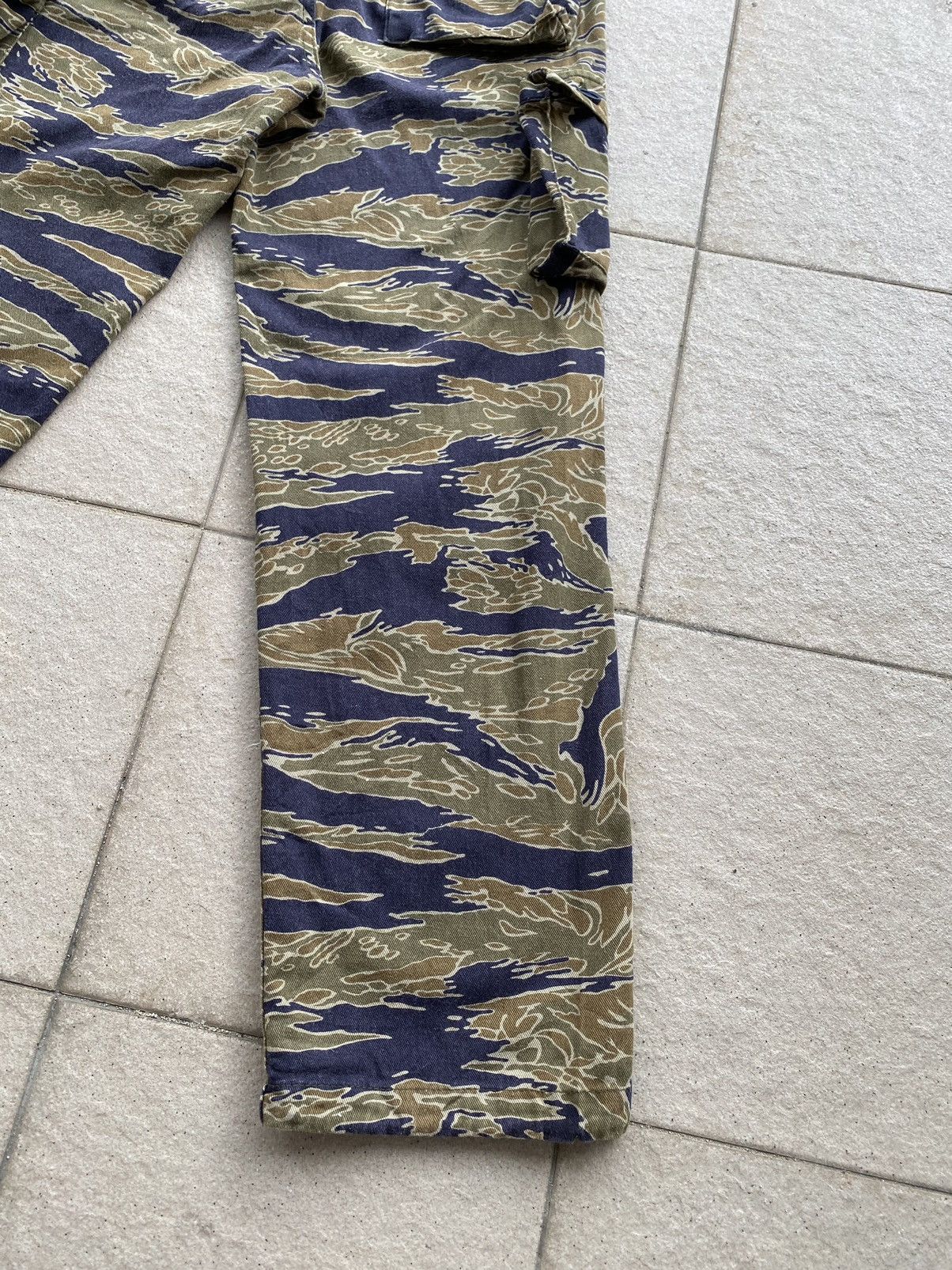 Vintage 💥80’s-90’s Repro Vietnam War Era Tiger Stripes Trousers Size US 33 - 23 Thumbnail
