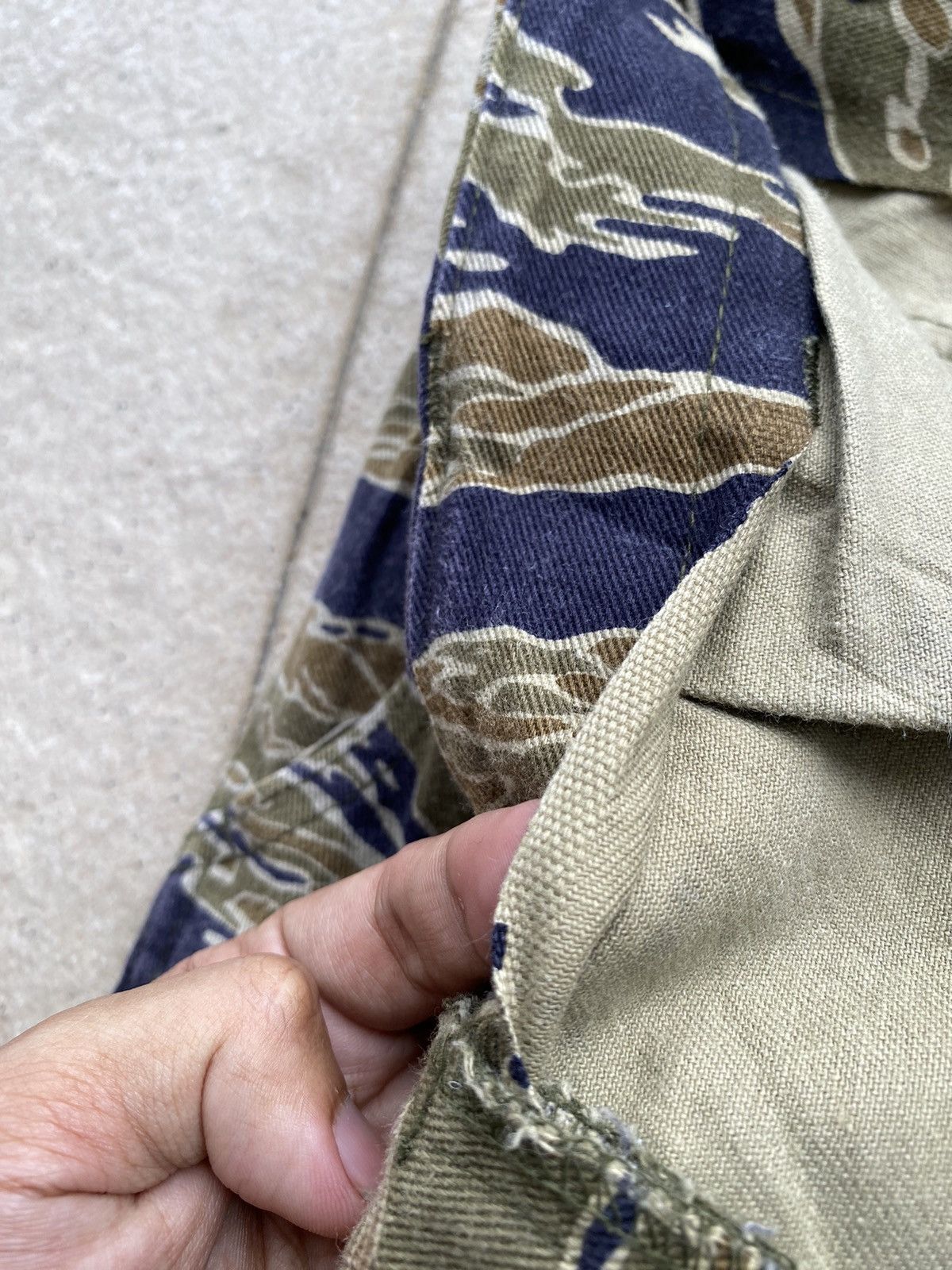 Vintage 💥80’s-90’s Repro Vietnam War Era Tiger Stripes Trousers Size US 33 - 11 Thumbnail