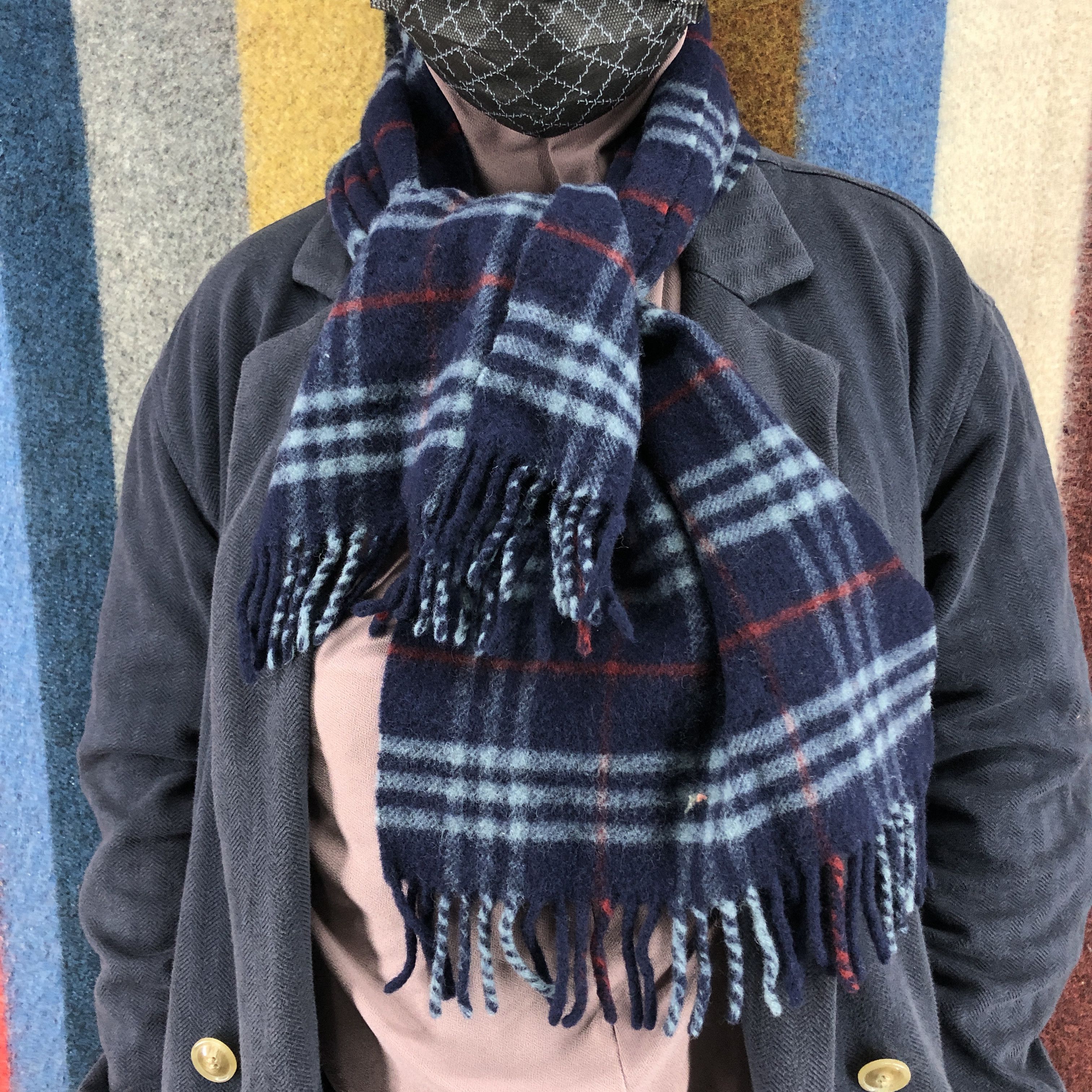 Burberry 90s Vintage BURBERRYS Novacheck Muffler Scarf #0753/AF Size ONE SIZE - 2 Thumbnail