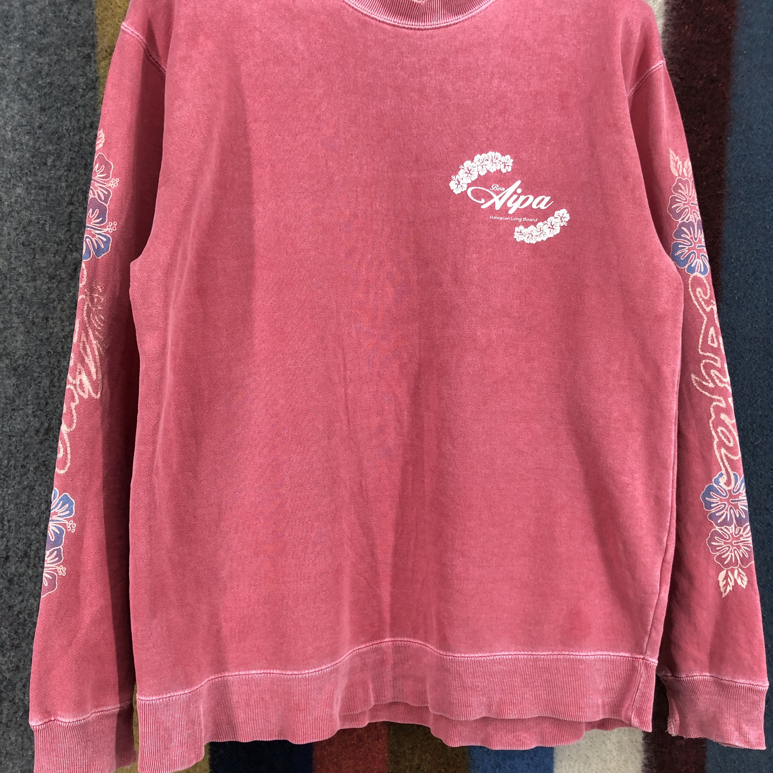 Vintage Vintage BEN AIPA Distress Sweatshirt #0652/AB Size US L / EU 52-54 / 3 - 2 Thumbnail