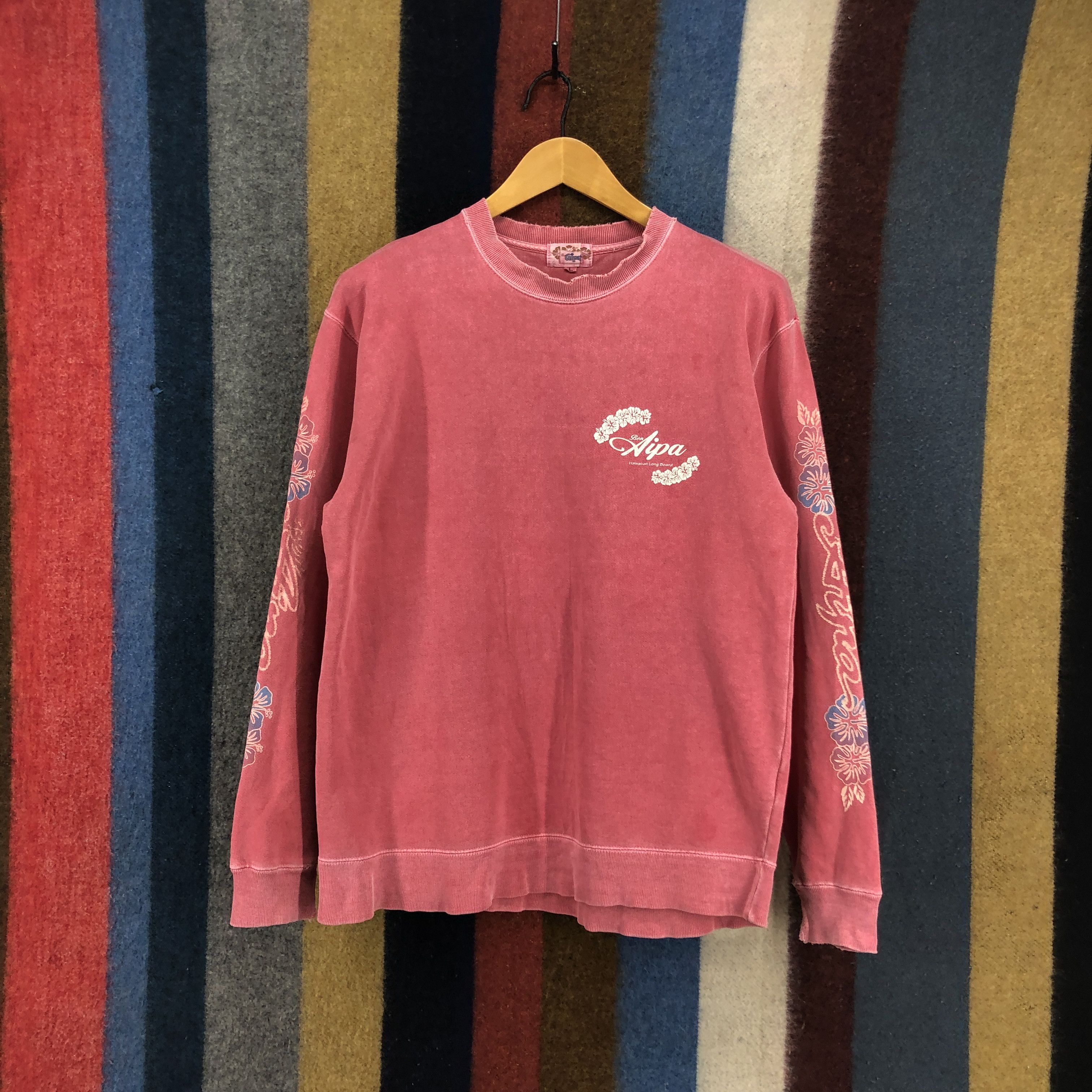 Vintage Vintage BEN AIPA Distress Sweatshirt #0652/AB Size US L / EU 52-54 / 3 - 1 Thumbnail