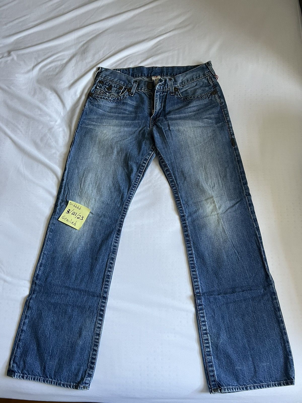 image of True Religion Jeans Ricky Super T in Blue, Men's (Size 34)
