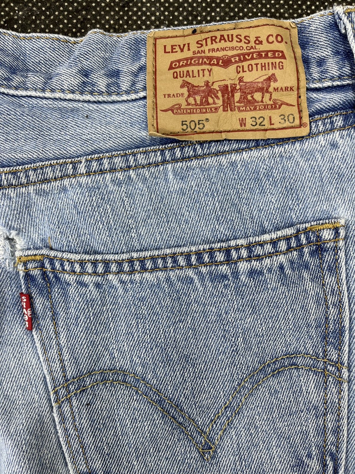 Levi's Vintage Levi's 505 Light Wash Jeans - J737 Size US 34 / EU 50 - 10 Thumbnail