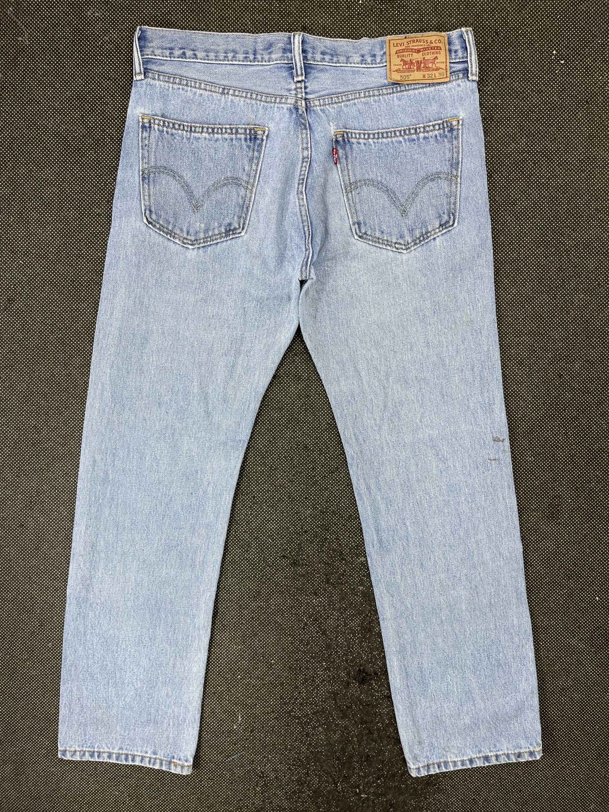 Levi's Vintage Levi's 505 Light Wash Jeans - J737 Size US 34 / EU 50 - 2 Thumbnail
