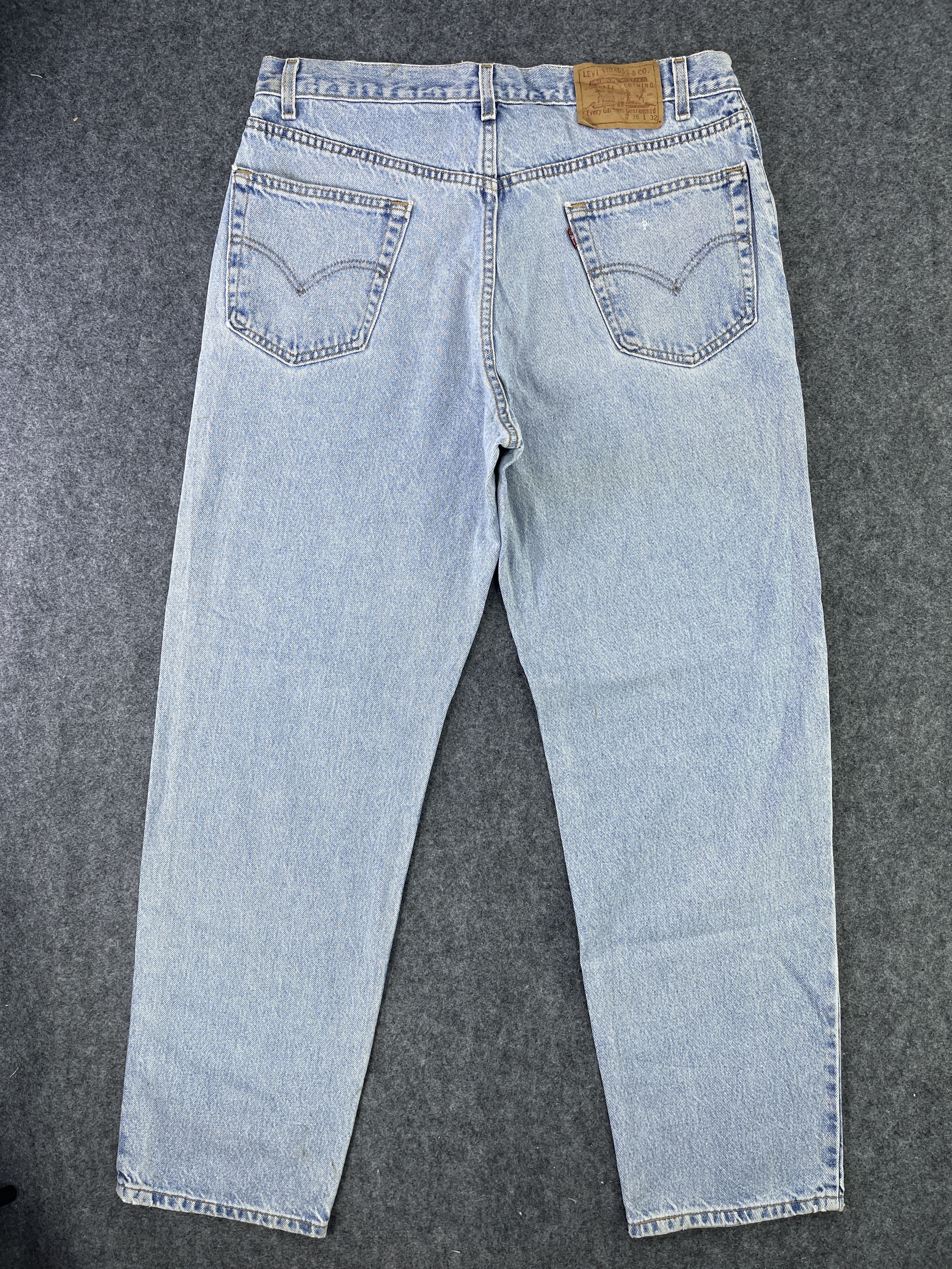 Levi's × Vintage Vintage Levis 901 Light Wash Jeans - J764 Size US 36 / EU 52 - 2 Thumbnail
