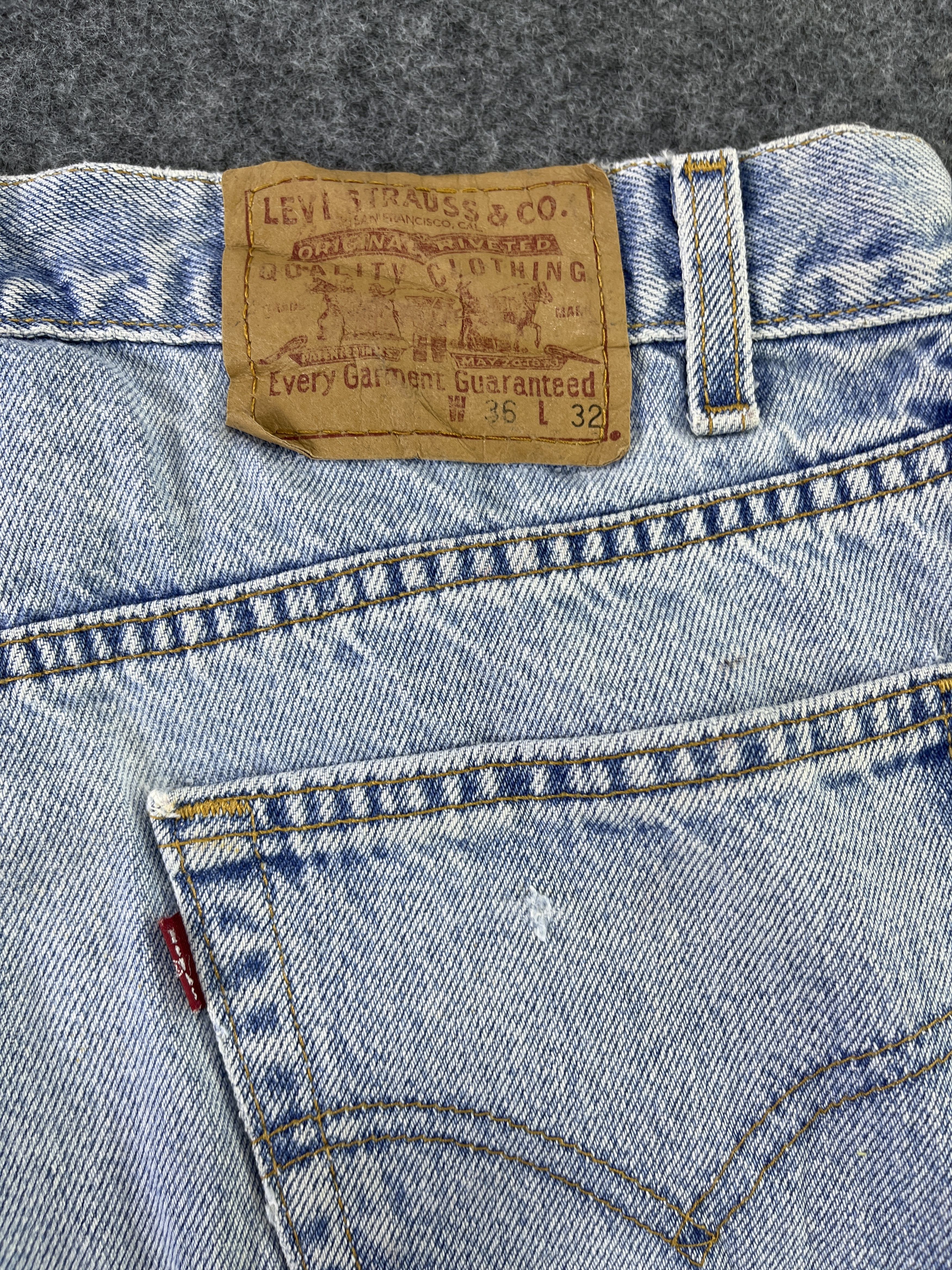 Levi's × Vintage Vintage Levis 901 Light Wash Jeans - J764 Size US 36 / EU 52 - 9 Thumbnail