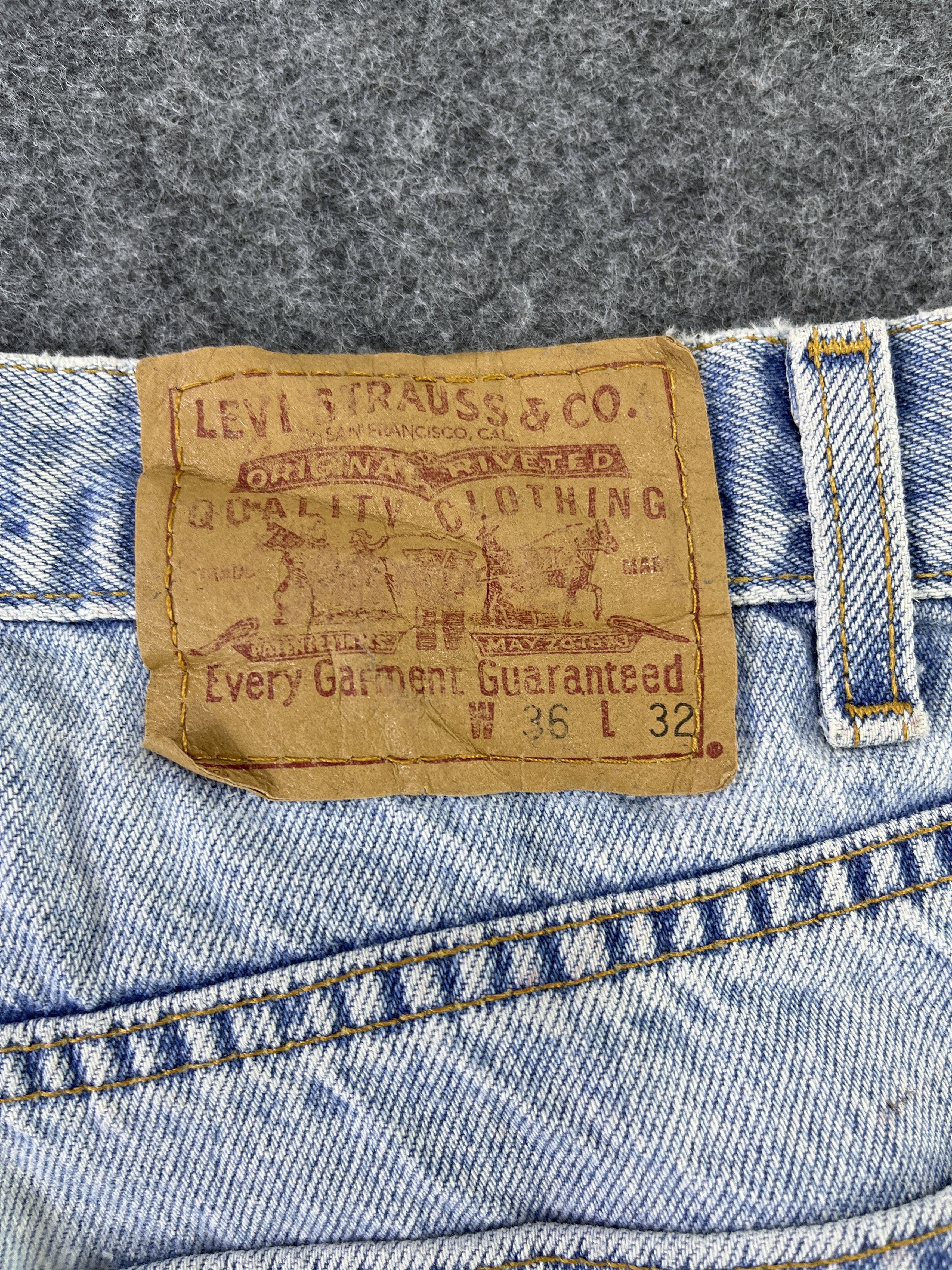 Levi's × Vintage Vintage Levis 901 Light Wash Jeans - J764 Size US 36 / EU 52 - 10 Thumbnail