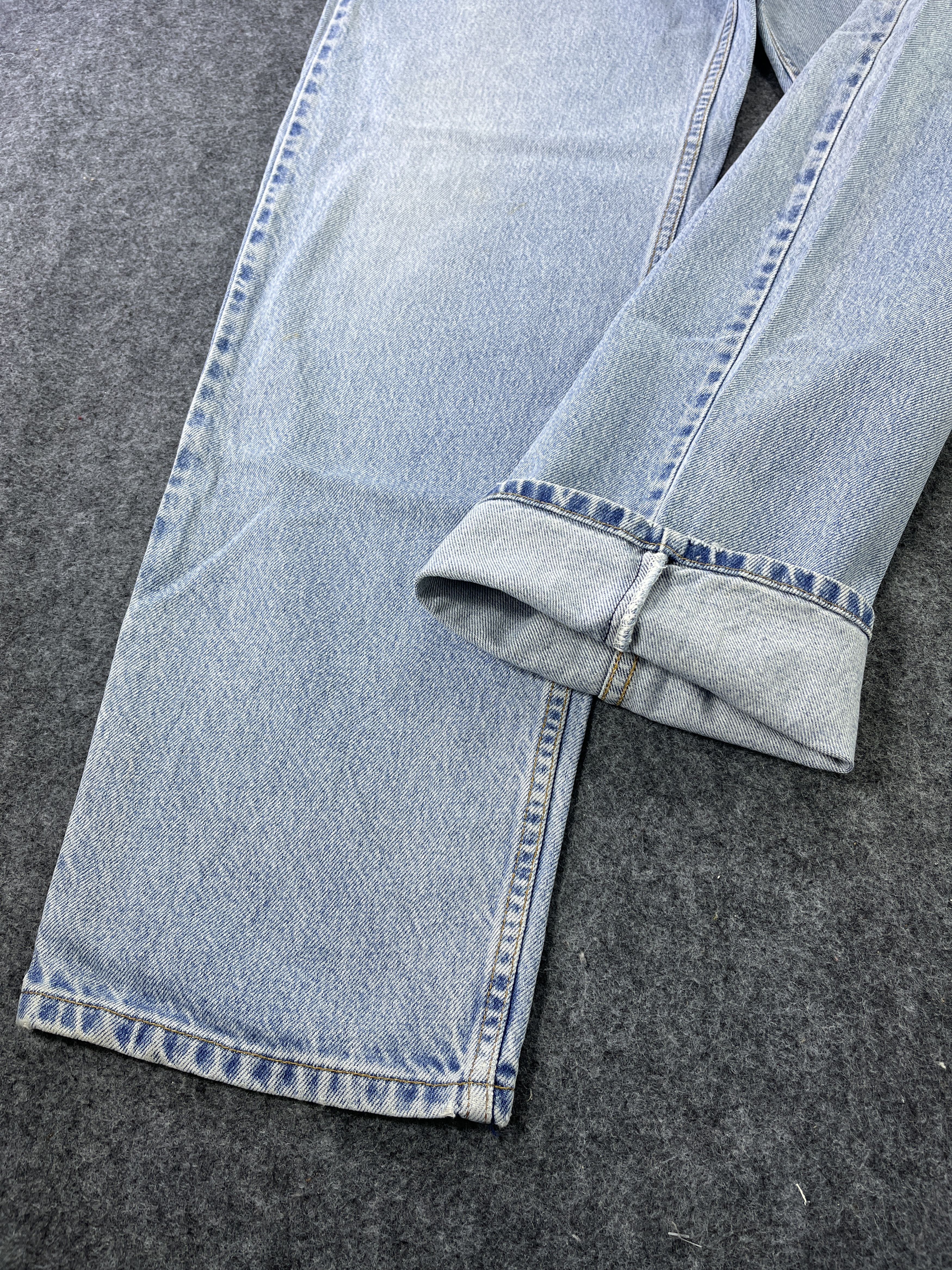 Levi's × Vintage Vintage Levis 901 Light Wash Jeans - J764 Size US 36 / EU 52 - 5 Thumbnail