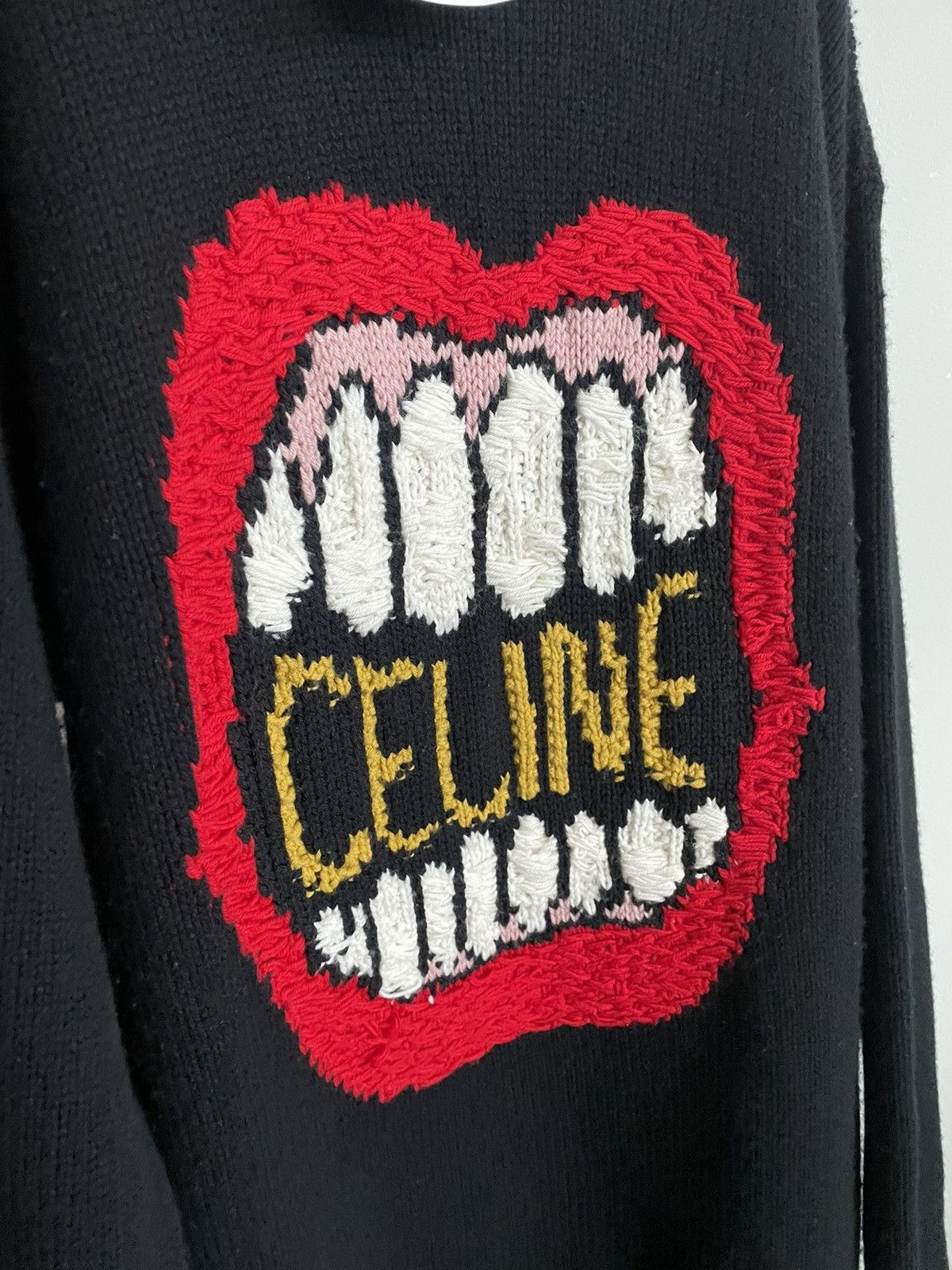 Celine × Hedi Slimane Celine by Hedi Slimane Dancing Kid Sweater Super Runway Size US XL / EU 56 / 4 - 15 Thumbnail