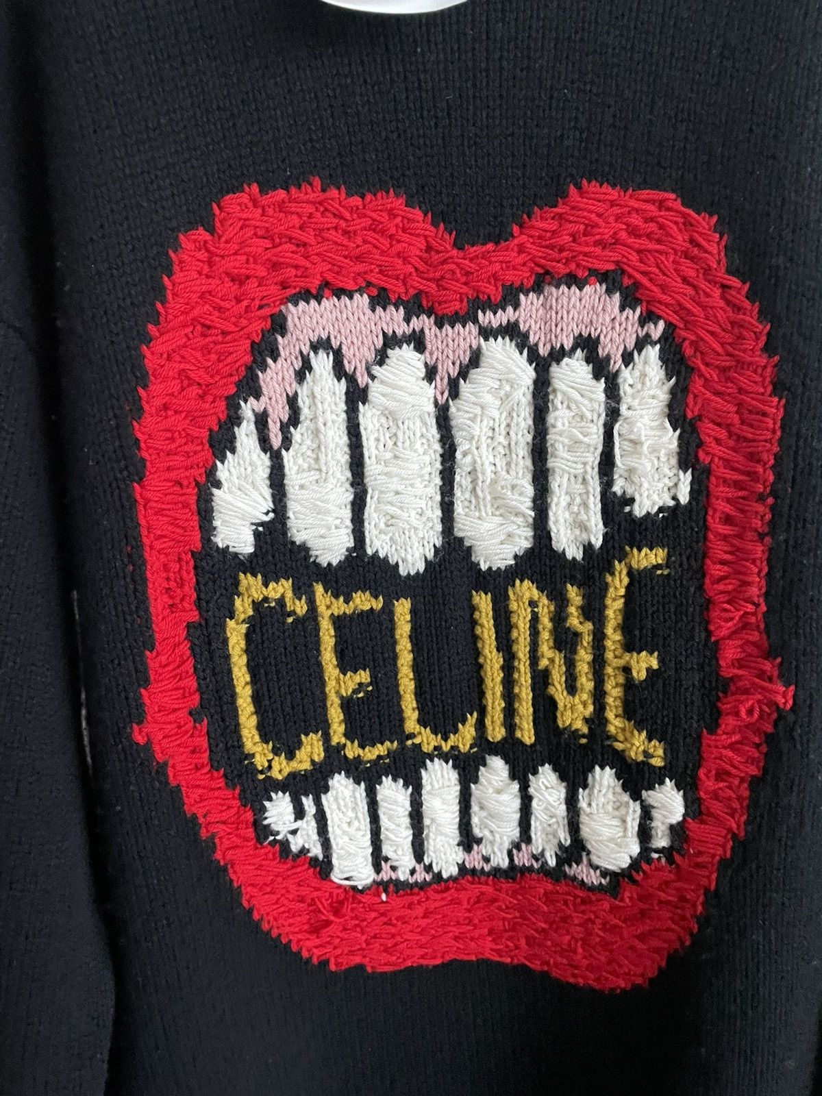 Celine × Hedi Slimane Celine by Hedi Slimane Dancing Kid Sweater Super Runway Size US XL / EU 56 / 4 - 10 Thumbnail