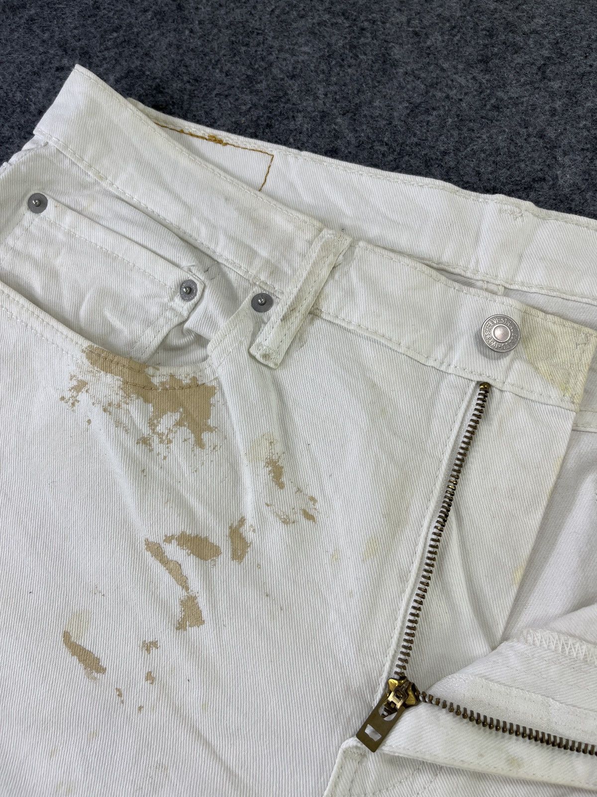 Levi's × Vintage Vintage Levis 511 Painted Jeans - J841 Size US 36 / EU 52 - 5 Thumbnail