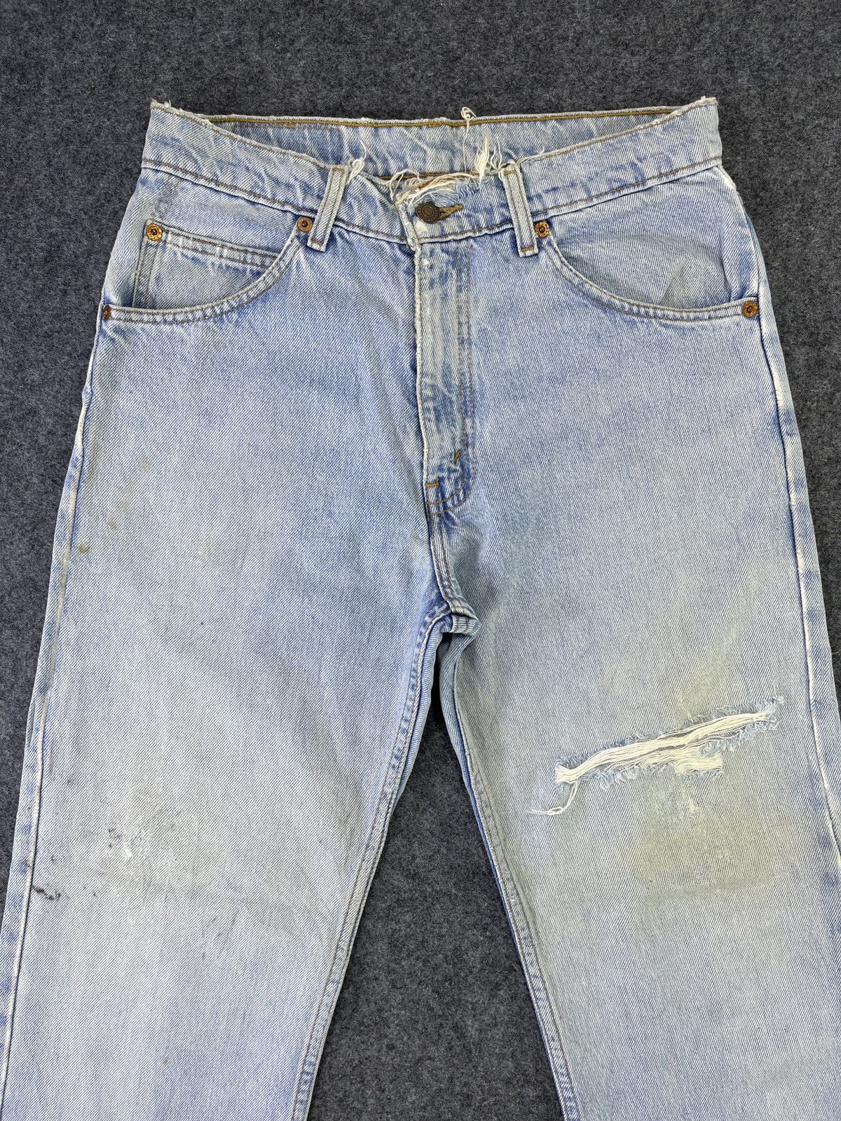 Levi's 90s Vintage Levis 607 Light Wash Jeans- J785 Size US 30 / EU 46 - 3 Thumbnail
