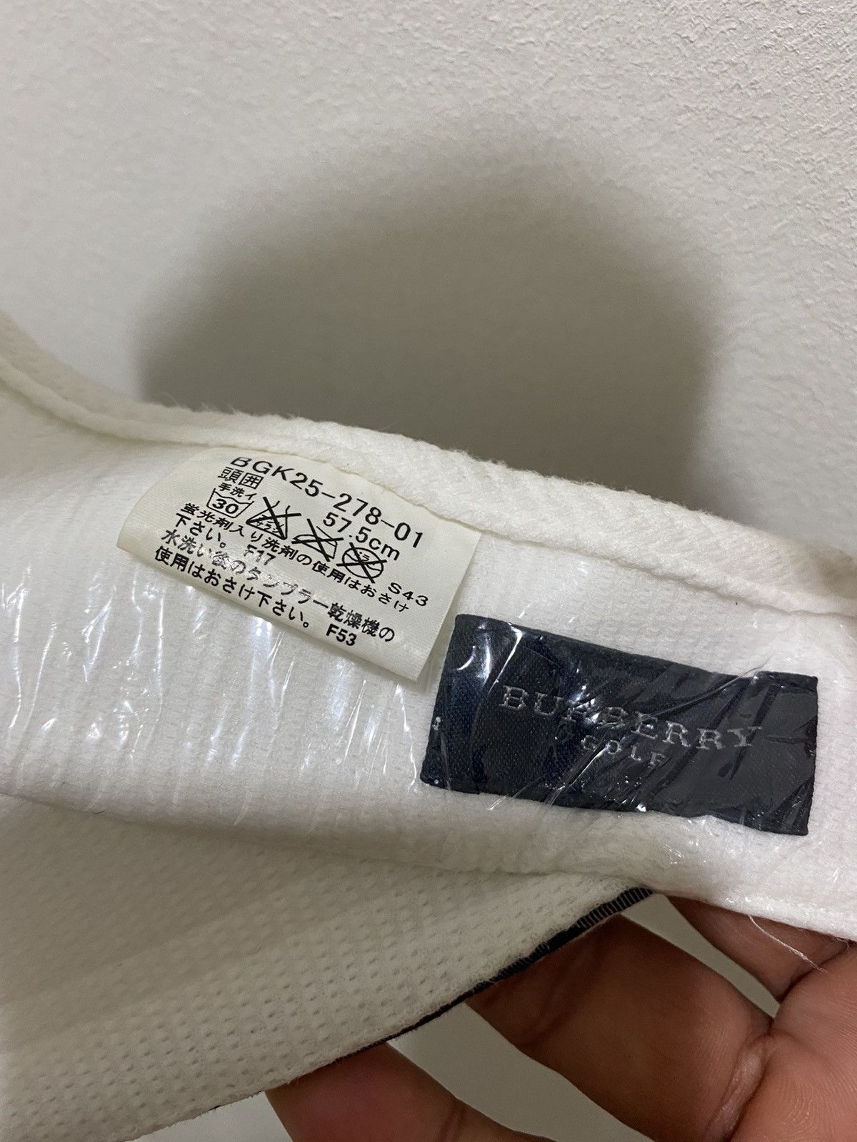 Burberry VTG Burberry Golf Visor Cap Size ONE SIZE - 6 Thumbnail