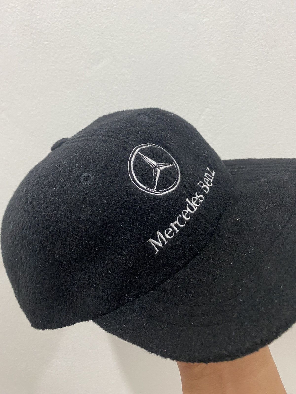 Mercedes-Benz RARE 90’s Mercedes Benz Logo Fleece Hat Size ONE SIZE - 3 Thumbnail