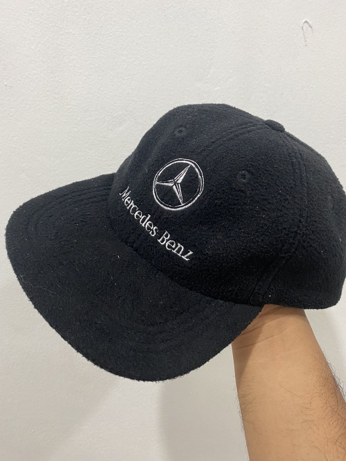 Mercedes-Benz RARE 90’s Mercedes Benz Logo Fleece Hat Size ONE SIZE - 2 Thumbnail