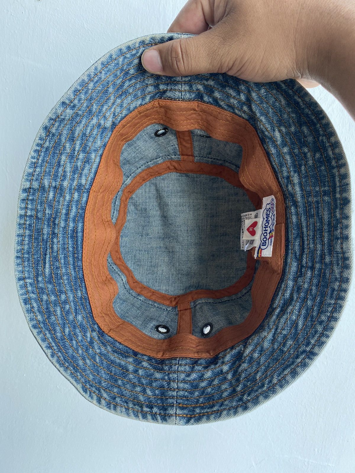 Japanese Brand Distress Boohomes Denim Outdoor Bucket Hat Size ONE SIZE - 5 Thumbnail