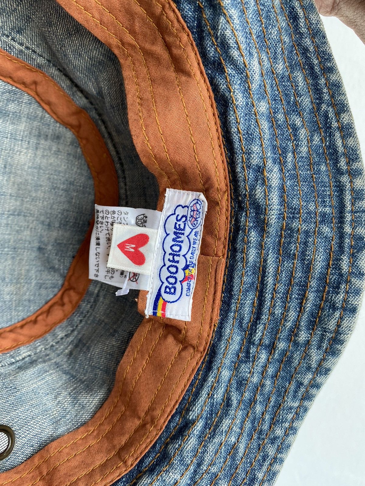 Japanese Brand Distress Boohomes Denim Outdoor Bucket Hat Size ONE SIZE - 6 Thumbnail