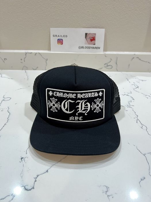 chrome-hearts-chrome-hearts-nyc-new-york-trucker-hat-grailed