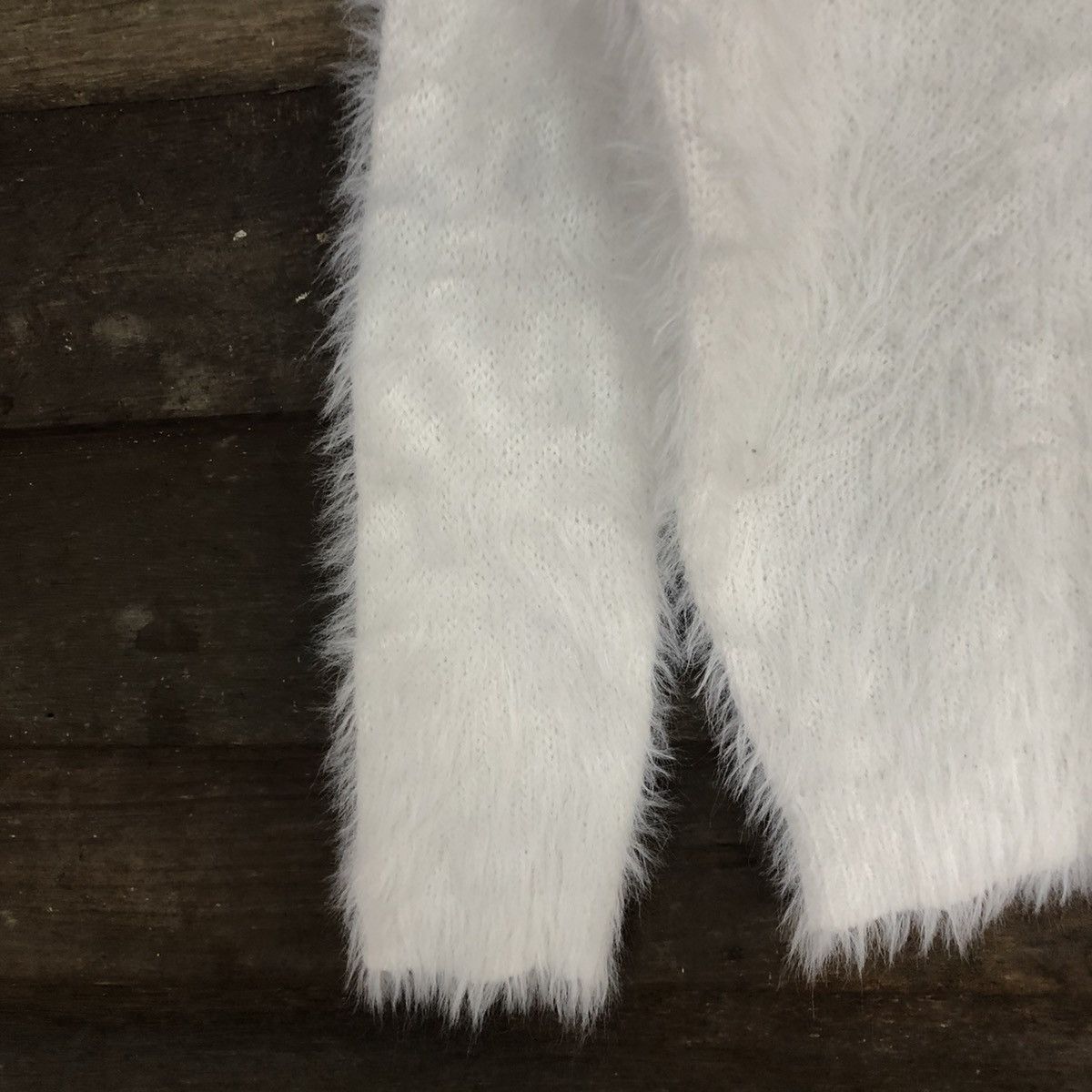 Japanese Brand Archives White Mohair Soft Fur Shag Shaggy Knitwear #c1164 Size M / US 6-8 / IT 42-44 - 6 Thumbnail