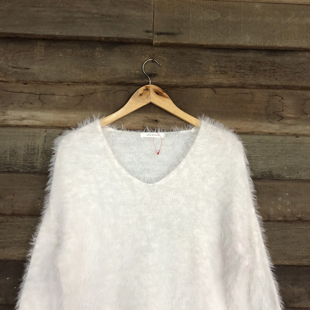 Japanese Brand Archives White Mohair Soft Fur Shag Shaggy Knitwear #c1164 Size M / US 6-8 / IT 42-44 - 9 Thumbnail