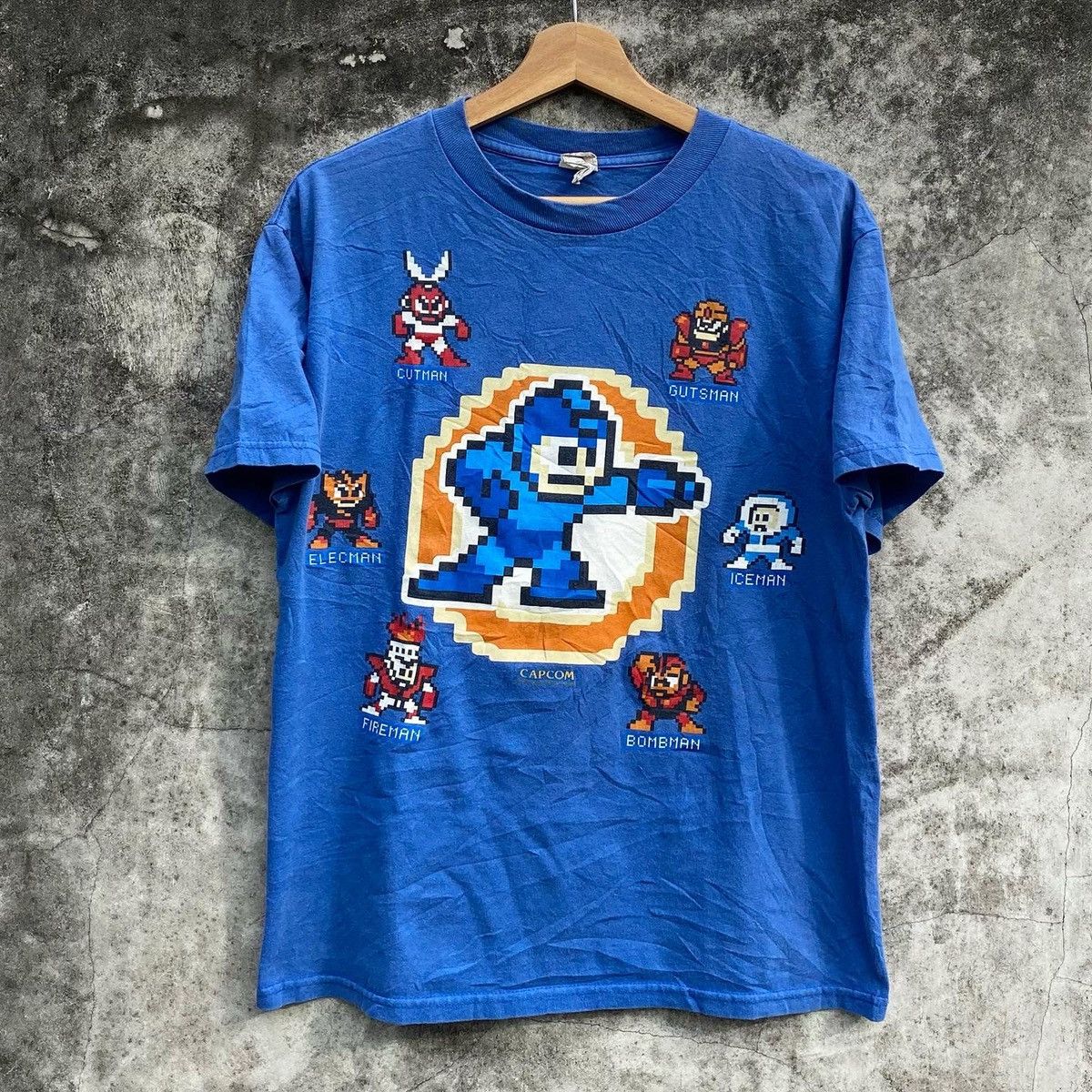 Vintage Rockman Mega Man Tee (DDP / No Import Fees) Size US M / EU 48-50 / 2 - 2 Thumbnail