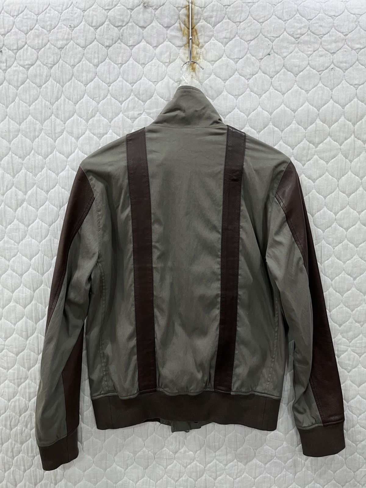 Davit Meursault Japan (Vvv). DAVIT MEURSAULT JAPAN LEATHER COTTON SAMPLE JACKET Size US S / EU 44-46 / 1 - 5 Thumbnail