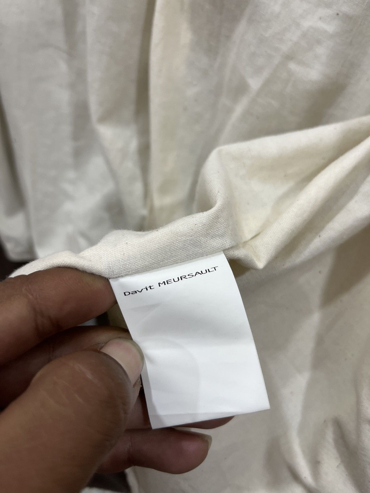 Davit Meursault Japan (Vvv). DAVIT MEURSAULT JAPAN LEATHER COTTON SAMPLE JACKET Size US S / EU 44-46 / 1 - 9 Thumbnail