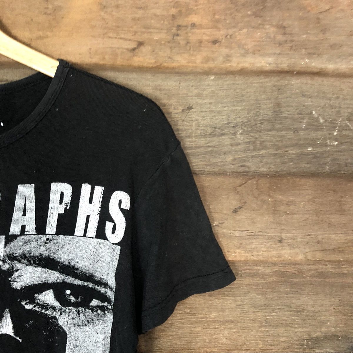 Japanese Brand D Photograph Black Short Sleeve Shirt #c1182 Size M / US 6-8 / IT 42-44 - 4 Thumbnail
