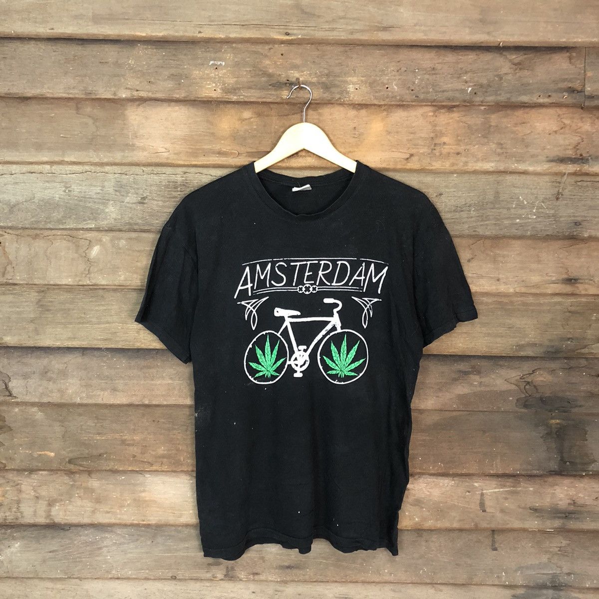 D Amsterdam Black Short Sleeve Shirt #c1188