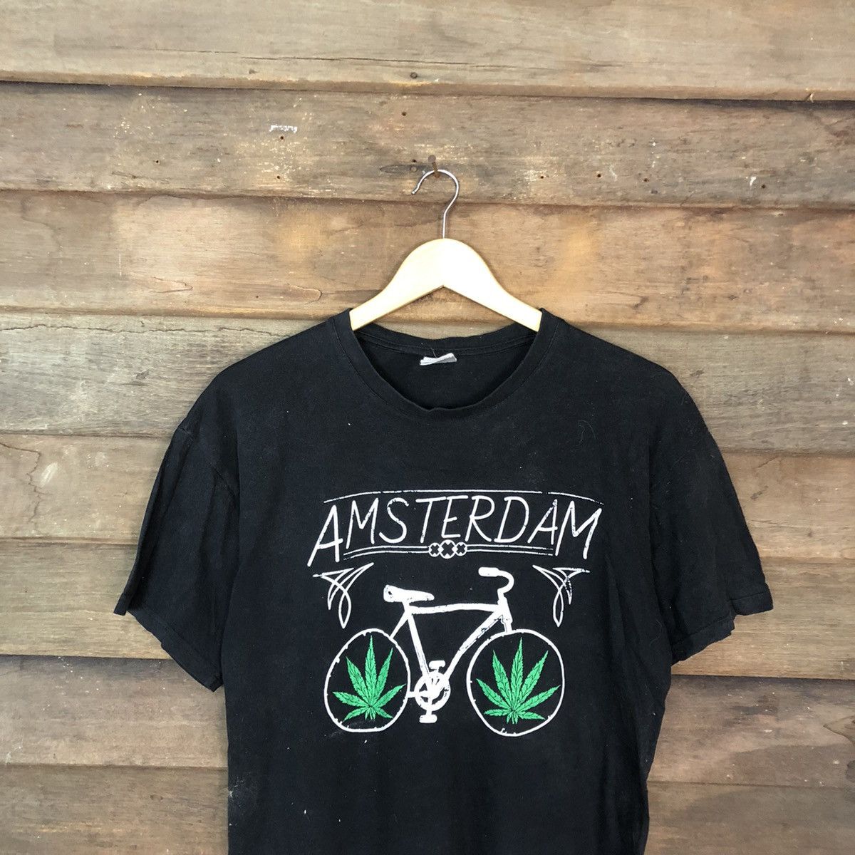 Vintage D Amsterdam Black Short Sleeve Shirt #c1188 Size US M / EU 48-50 / 2 - 2 Thumbnail