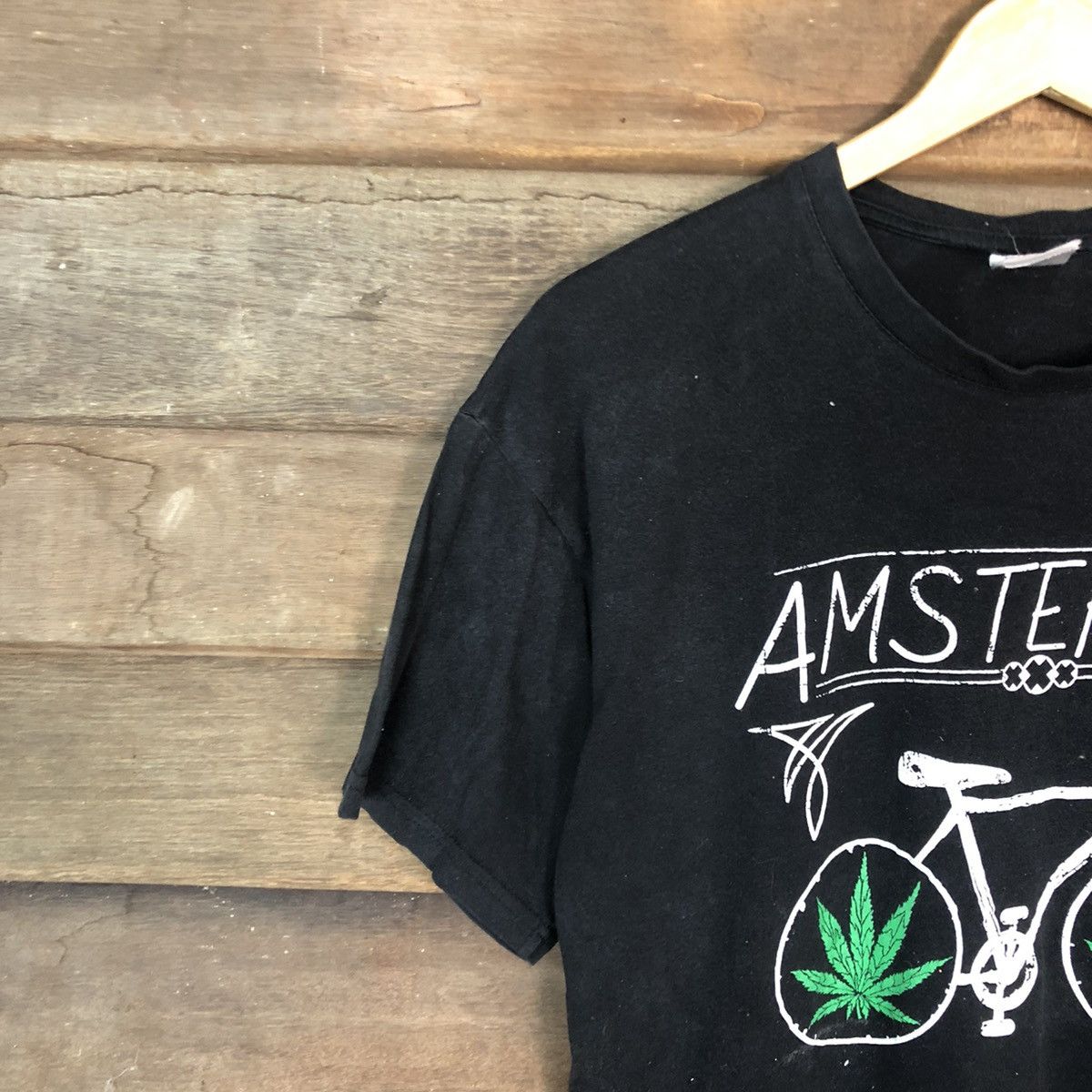 Vintage D Amsterdam Black Short Sleeve Shirt #c1188 Size US M / EU 48-50 / 2 - 5 Thumbnail