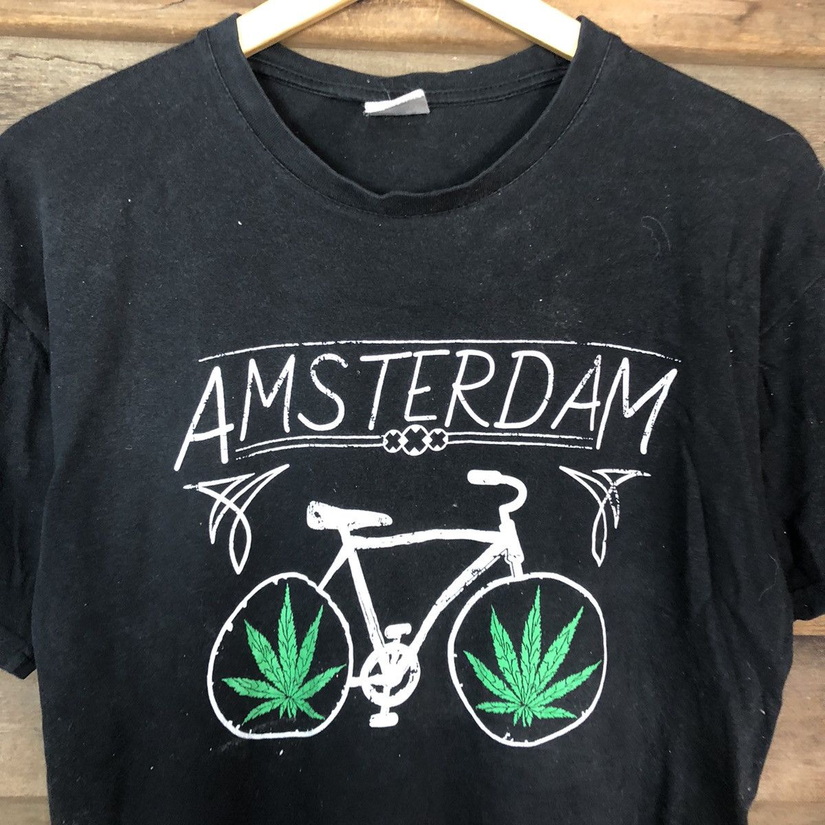 Vintage D Amsterdam Black Short Sleeve Shirt #c1188 Size US M / EU 48-50 / 2 - 8 Thumbnail