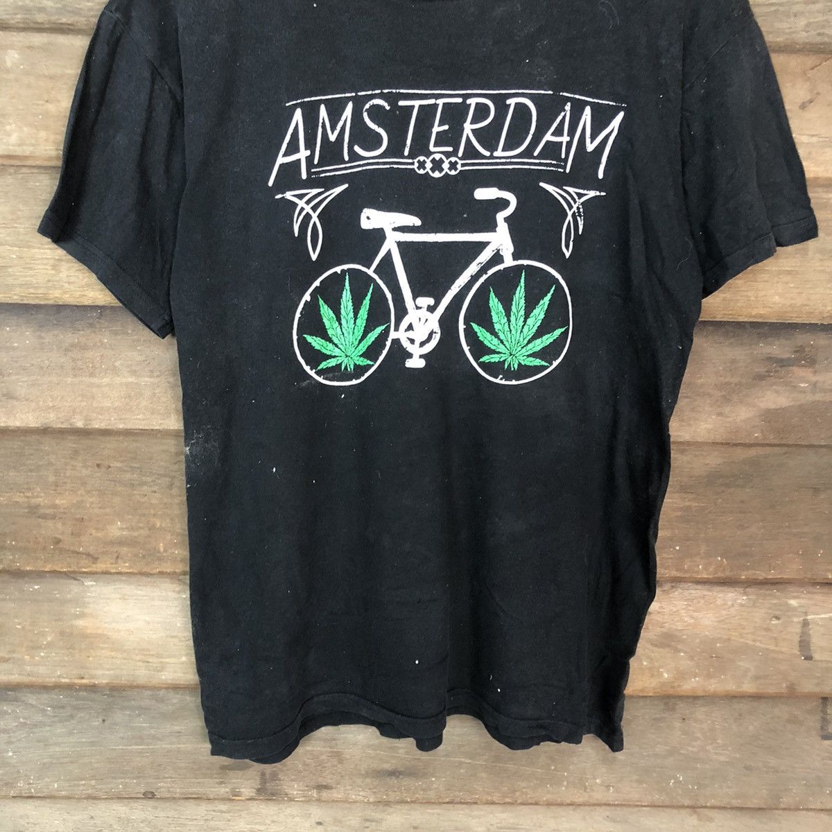 Vintage D Amsterdam Black Short Sleeve Shirt #c1188 Size US M / EU 48-50 / 2 - 6 Thumbnail
