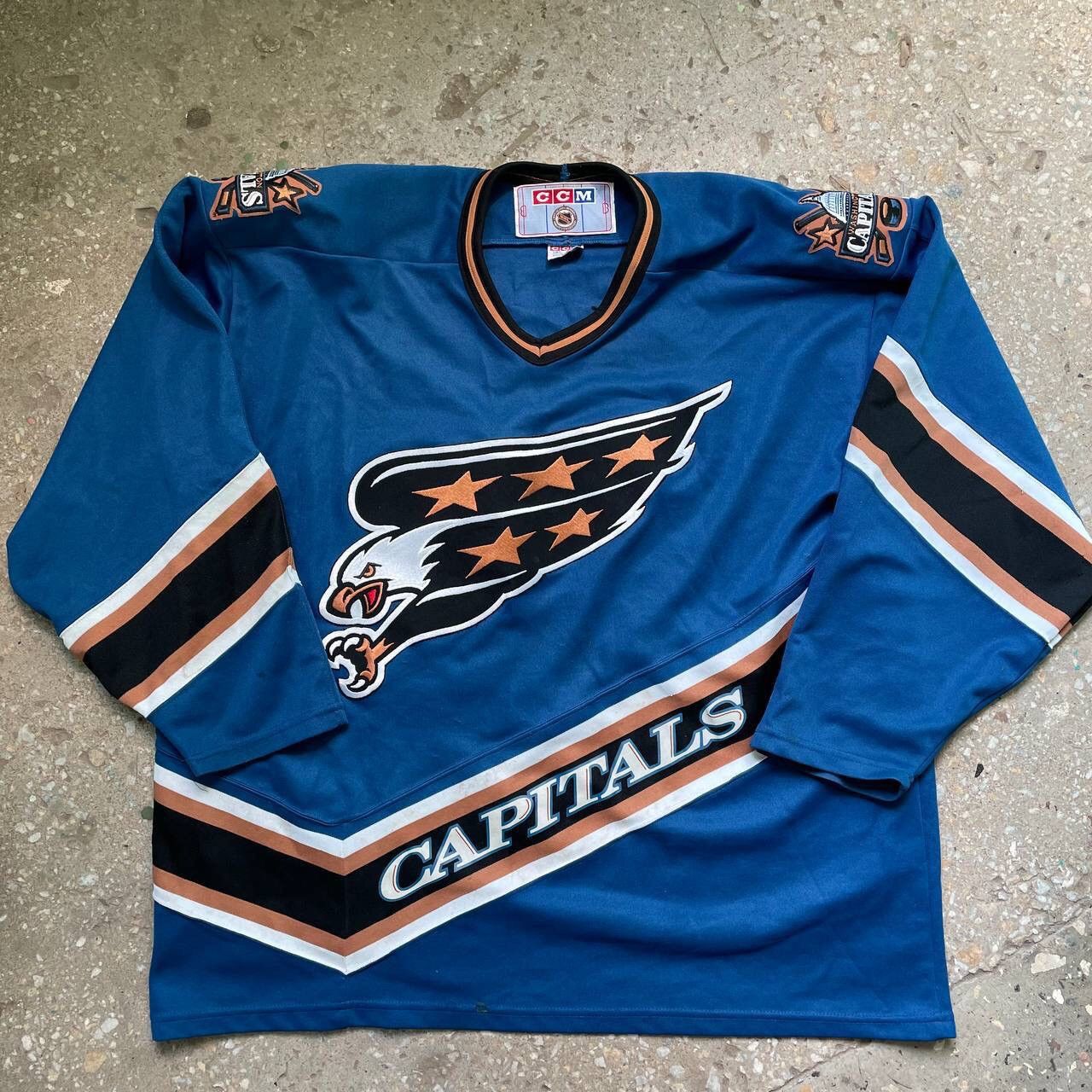 image of Hockey Jersey x Nhl Washington Capitals Hockey Jesrey in Blue, Men's (Size 2XL)