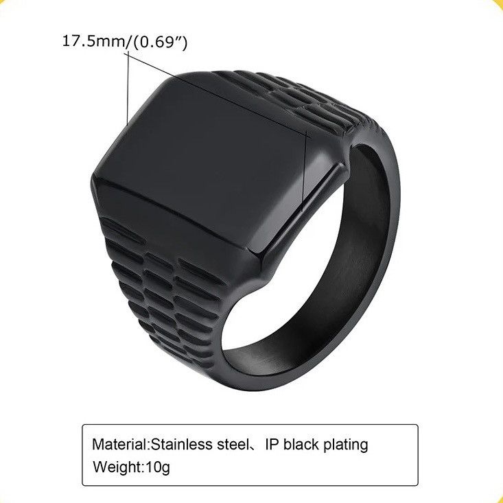Other Chunky Signet Ring Size ONE SIZE - 2 Thumbnail