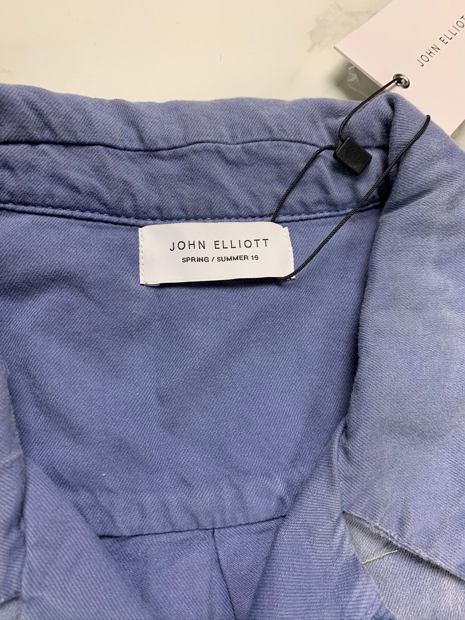 John Elliott John Elliott Petrol Button Up Shirt Size US S / EU 44-46 / 1 - 8 Thumbnail