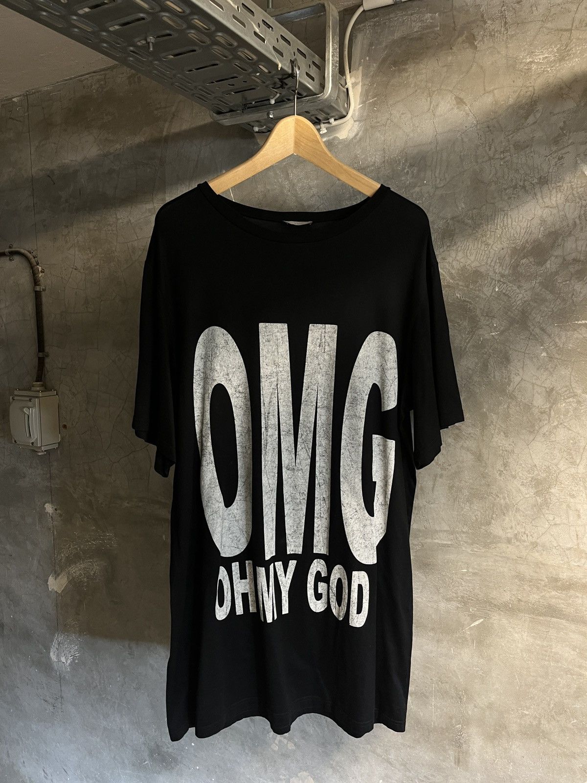 ディオールオム DIOR HOMME OMG ビッグTシャツ クリス期 09AW Dior × Kris Van Assche Dior Homme AW09 'OH MY GOD!' Oversize Tee