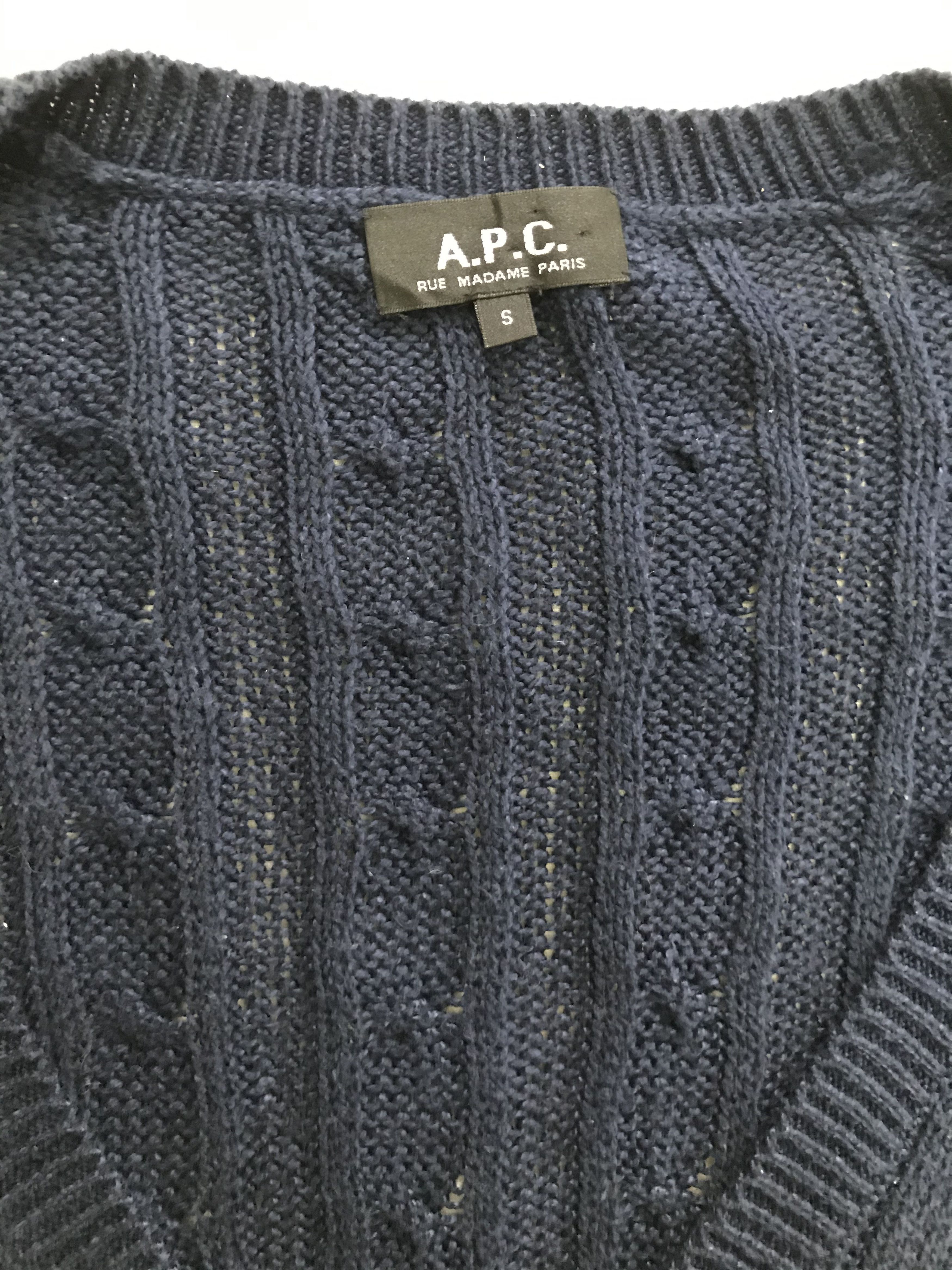 A.P.C. apc cardigan Size US S / EU 44-46 / 1 - 2 Thumbnail