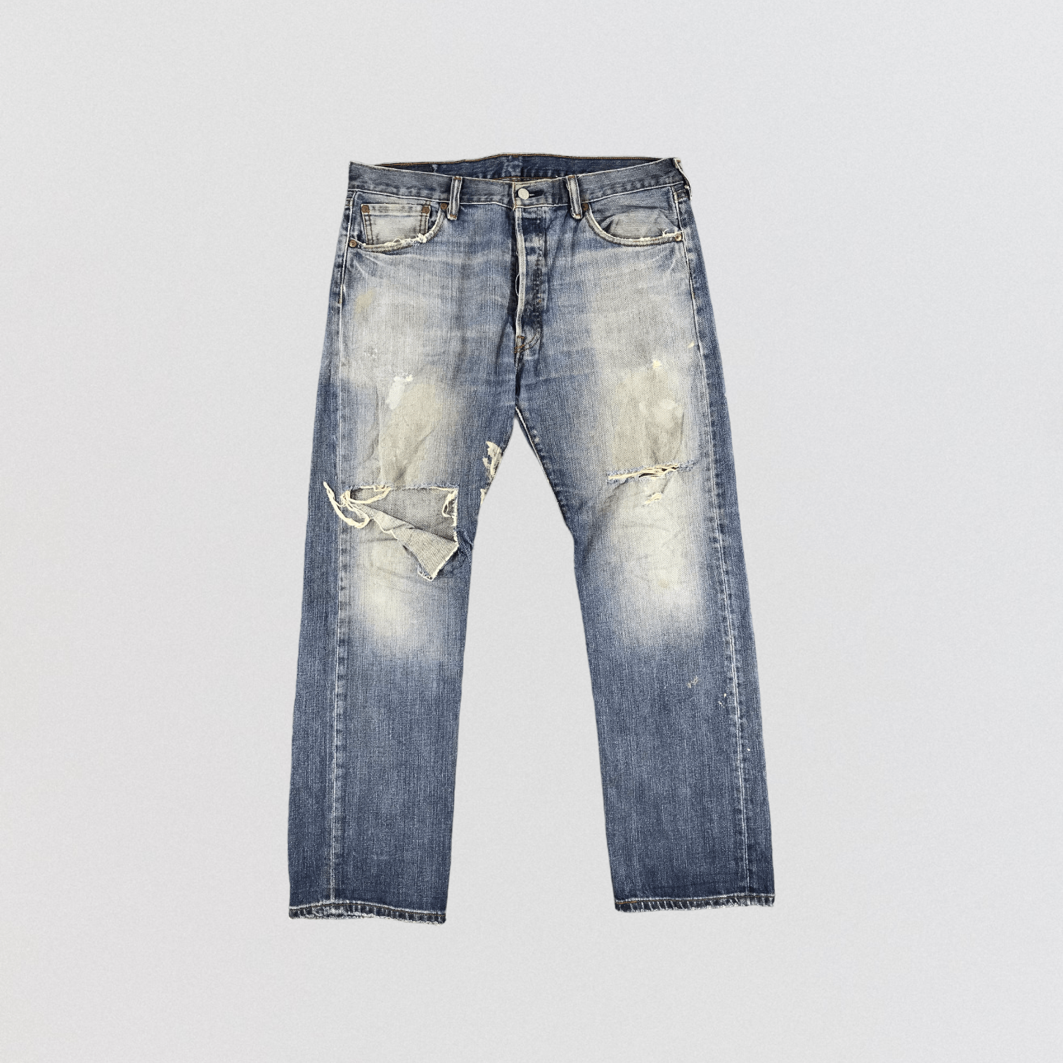 Levi's × Vintage Vintage Blue Wash Levis 501 Jeans-JM1789 Size US 38 / EU 54 - 1 Thumbnail