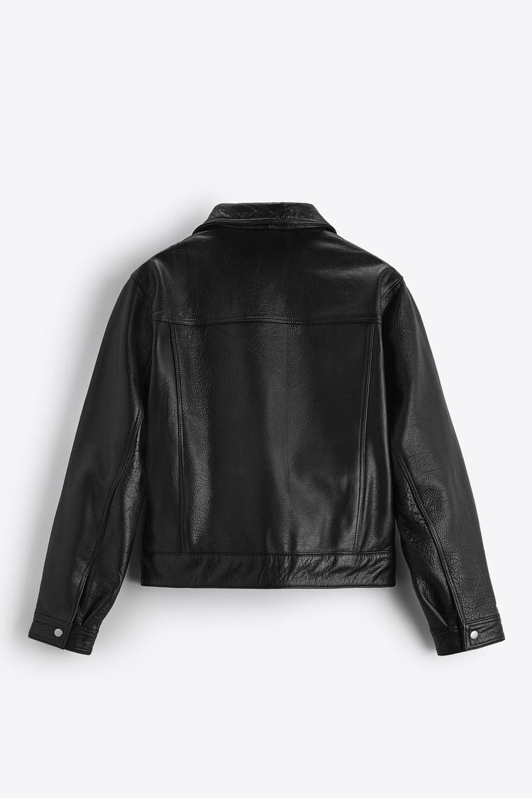 Rhude × Zara RHUDE x Zara NEW Cropped Leather Jacket Size US L / EU 52-54 / 3 - 10 Thumbnail