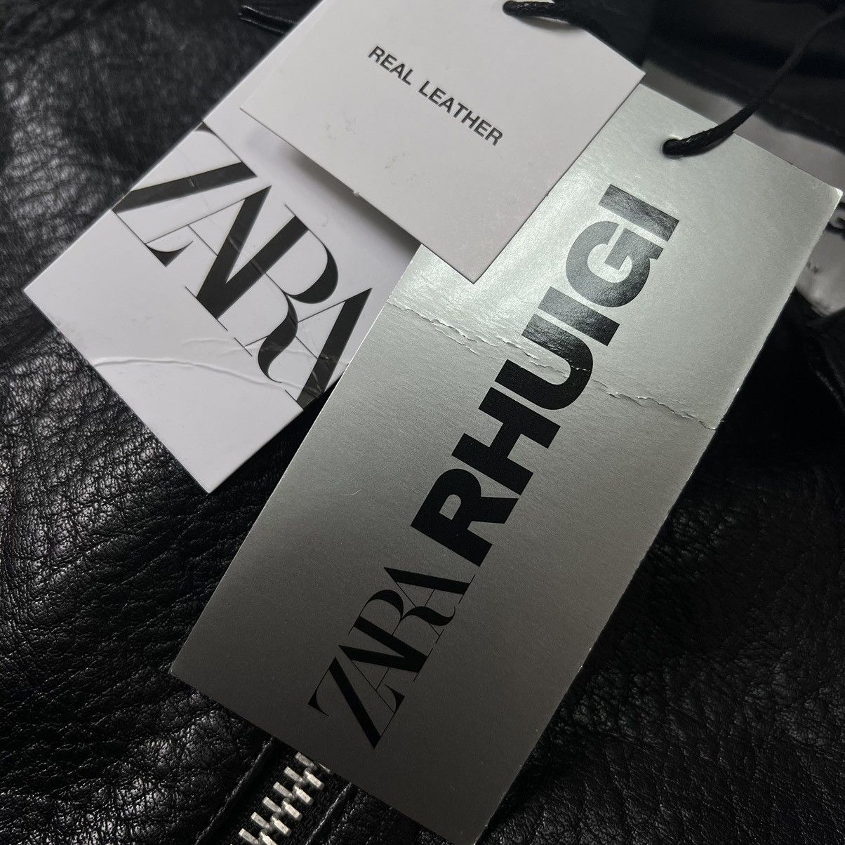 Rhude × Zara RHUDE x Zara NEW Cropped Leather Jacket Size US L / EU 52-54 / 3 - 22 Thumbnail