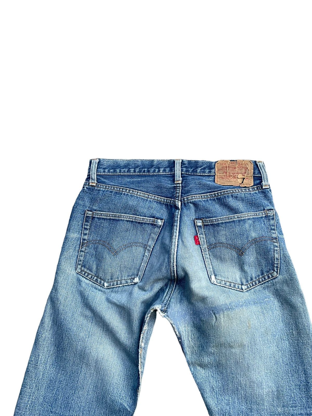 Levi's Vintage 1975 501 e Selvedge Distresed Denim Size US 29 - 7 Thumbnail