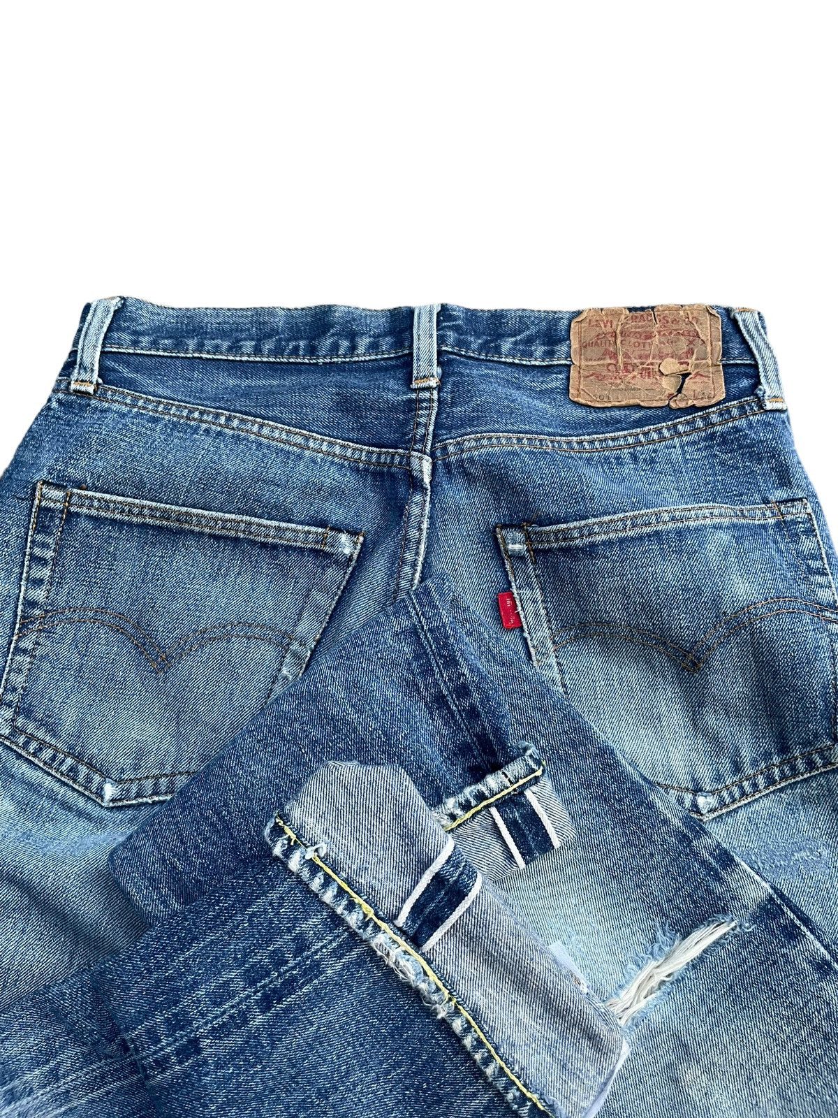 Levi's Vintage 1975 501 e Selvedge Distresed Denim Size US 29 - 11 Thumbnail