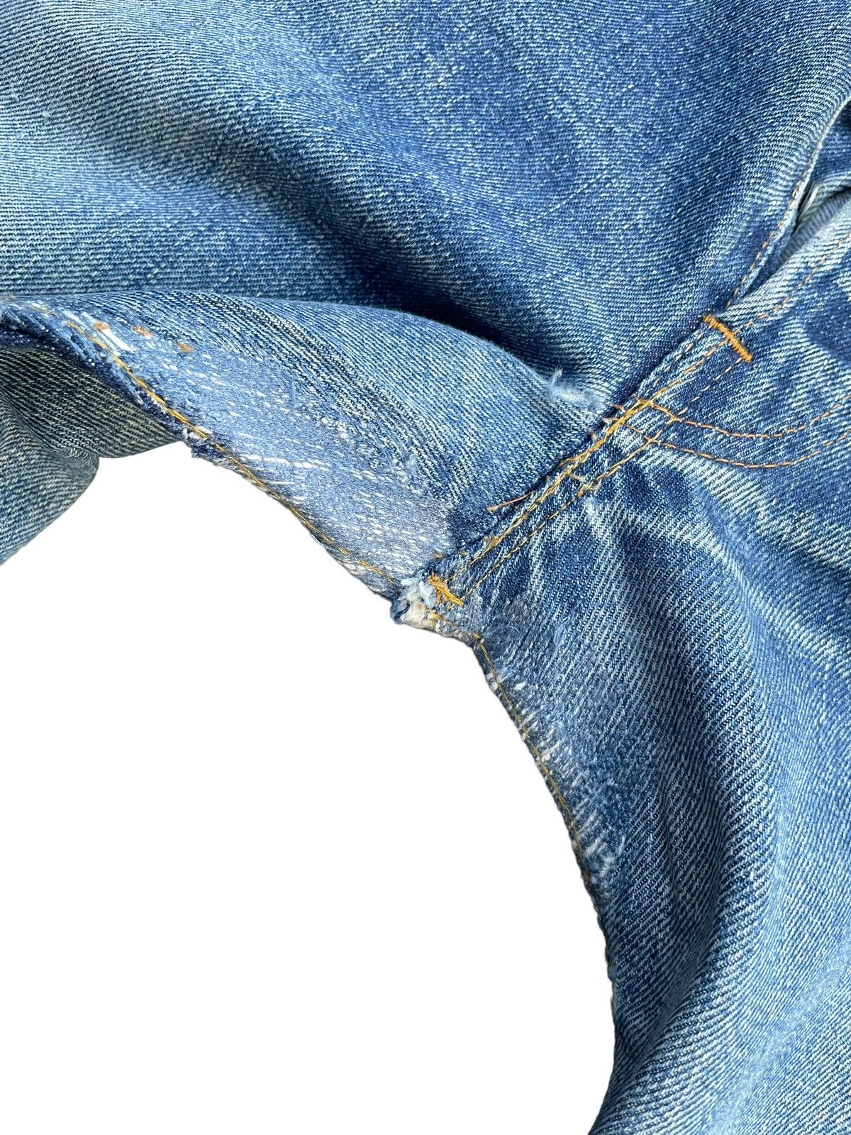 Levi's Vintage 1975 501 e Selvedge Distresed Denim Size US 29 - 5 Thumbnail