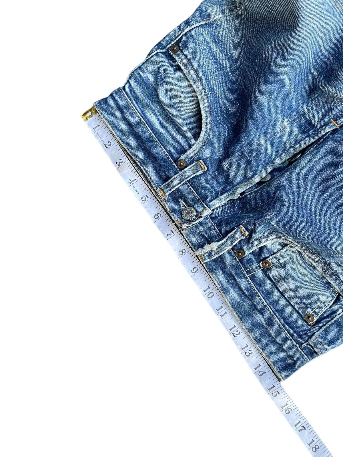 Levi's Vintage 1975 501 e Selvedge Distresed Denim Size US 29 - 22 Thumbnail