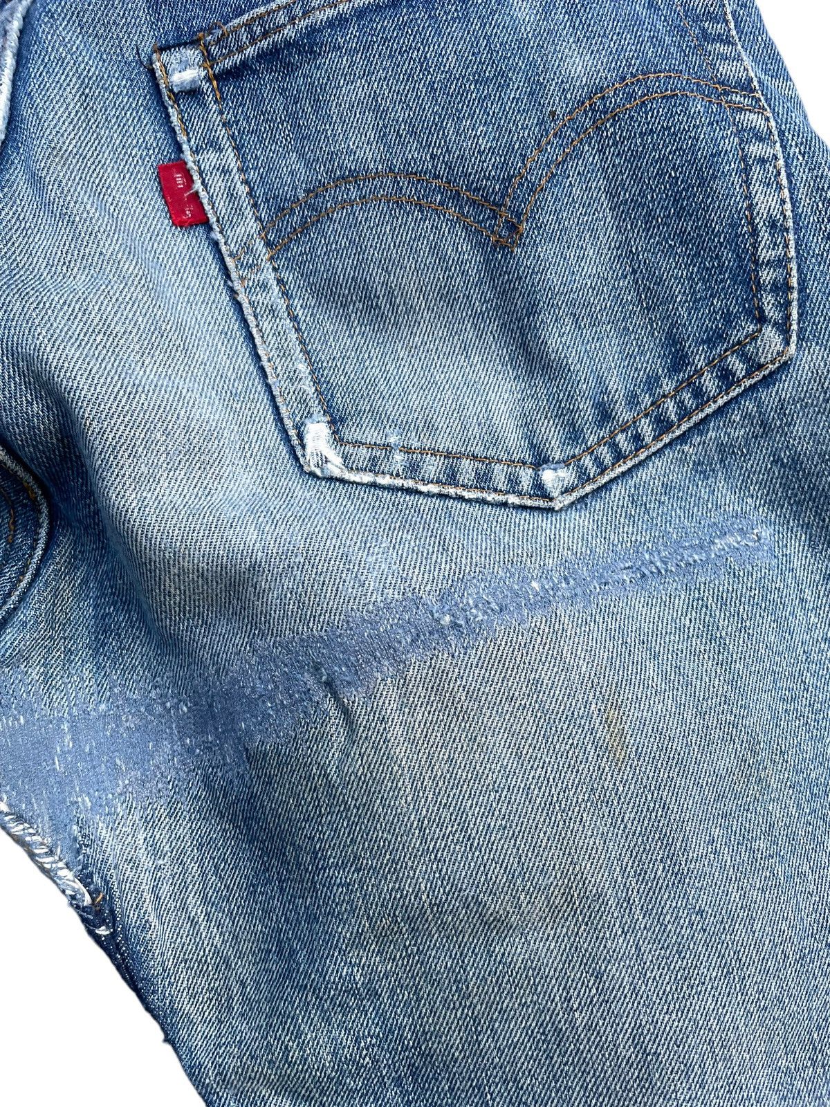 Levi's Vintage 1975 501 e Selvedge Distresed Denim Size US 29 - 8 Thumbnail