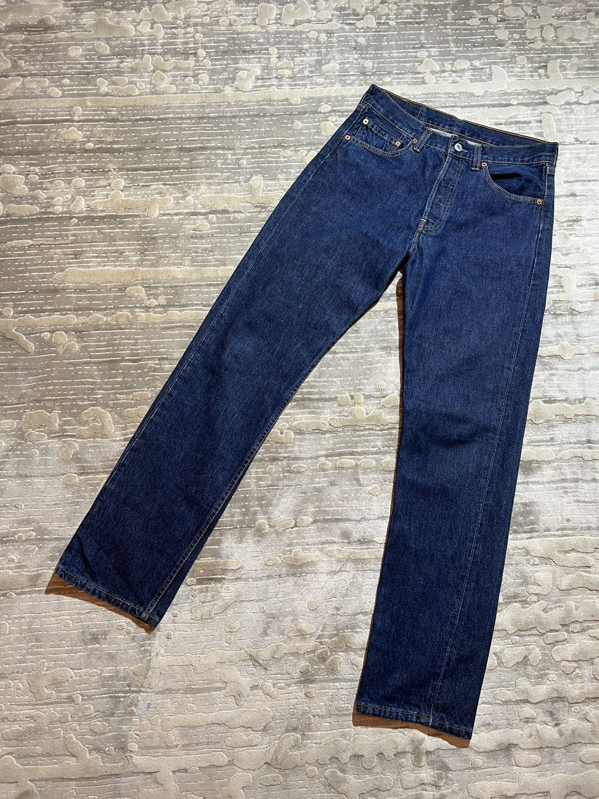Levi's Levis vintage jeans denim UK rare pants blue avant garde 90 Size US 31 - 6 Thumbnail