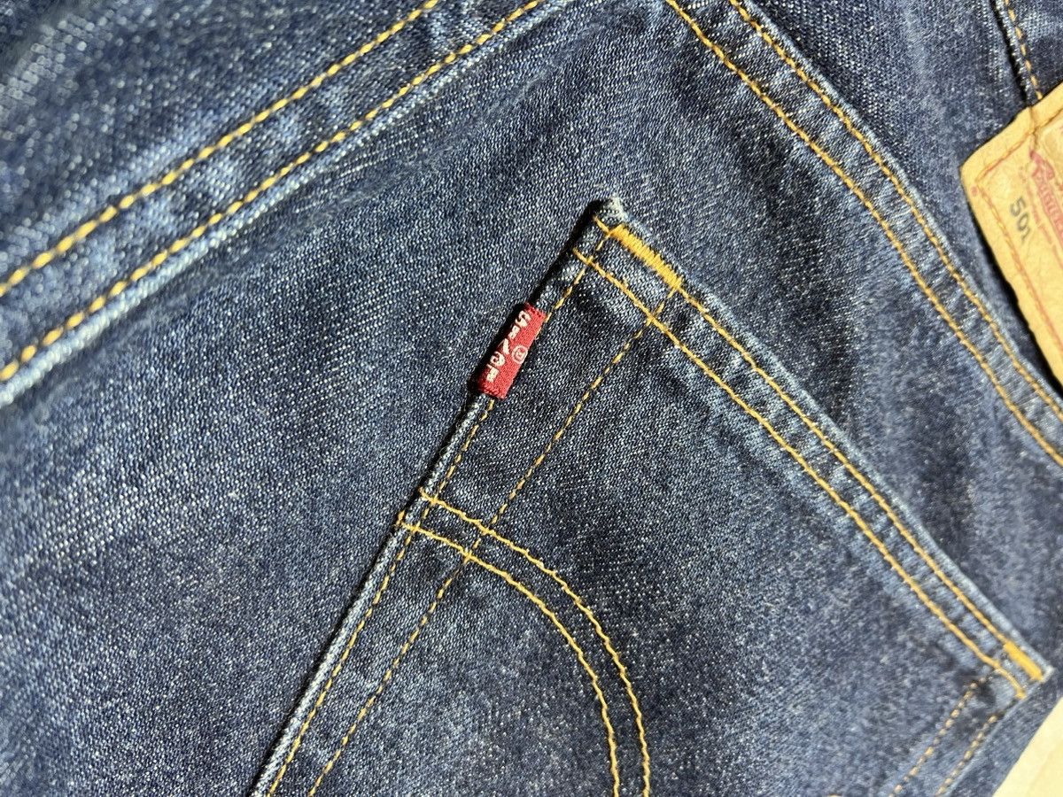 Levi's Levis vintage jeans denim UK rare pants blue avant garde 90 Size US 31 - 4 Thumbnail